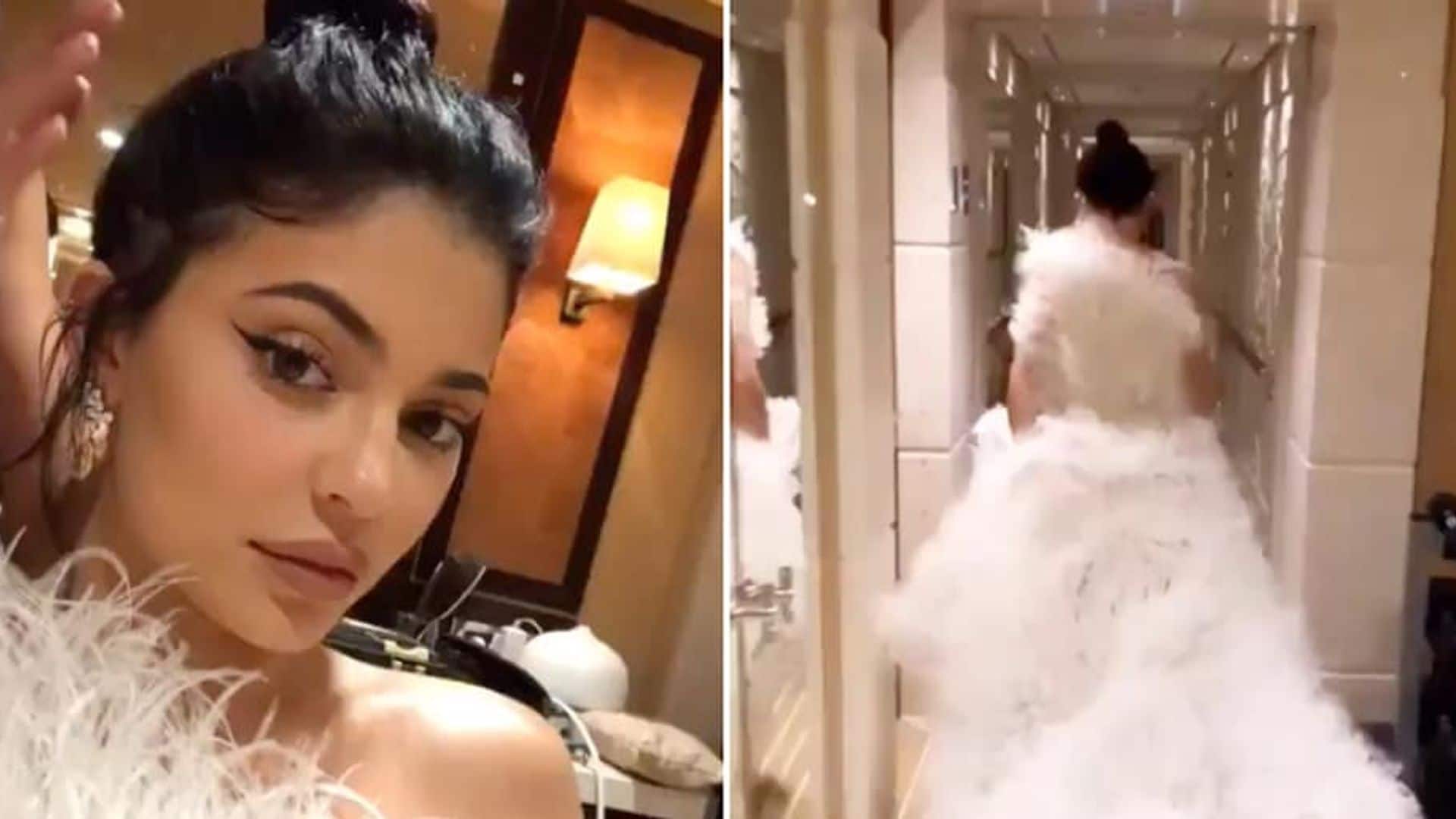 Mystery revealed: This is the 'wedding' dress Kylie Jenner wore for her birthday