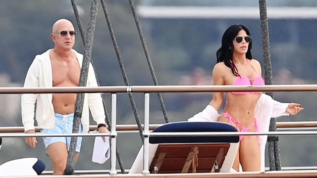 Jeff Bezos and Lauren Sanchez