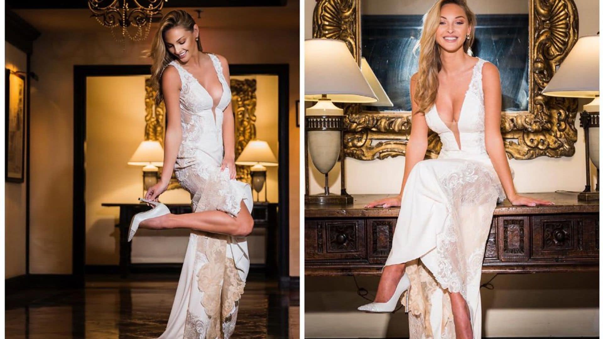 Stomp down the aisle in the new collection of Anabella bridal shoes