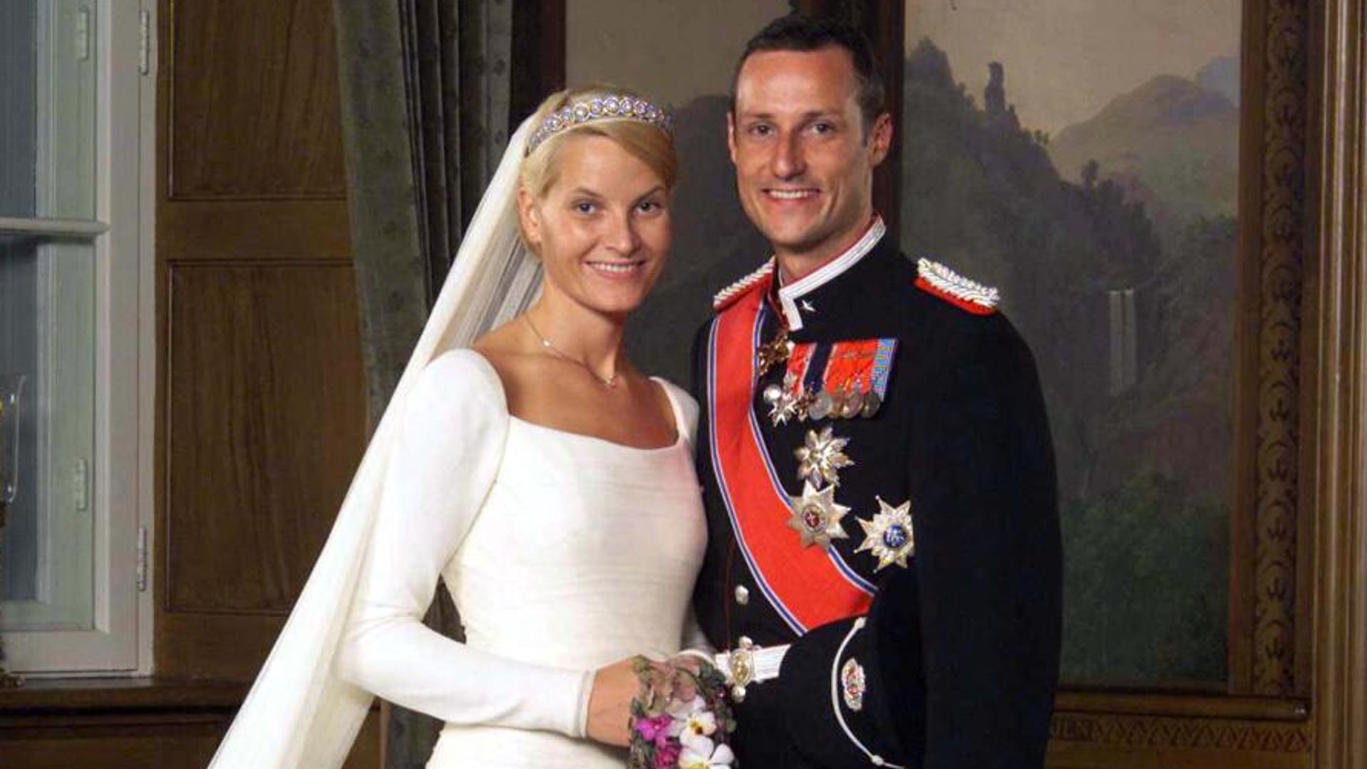 Crown Princess Mette-Marit’s wedding dress returns to the palace 25 years after royal wedding