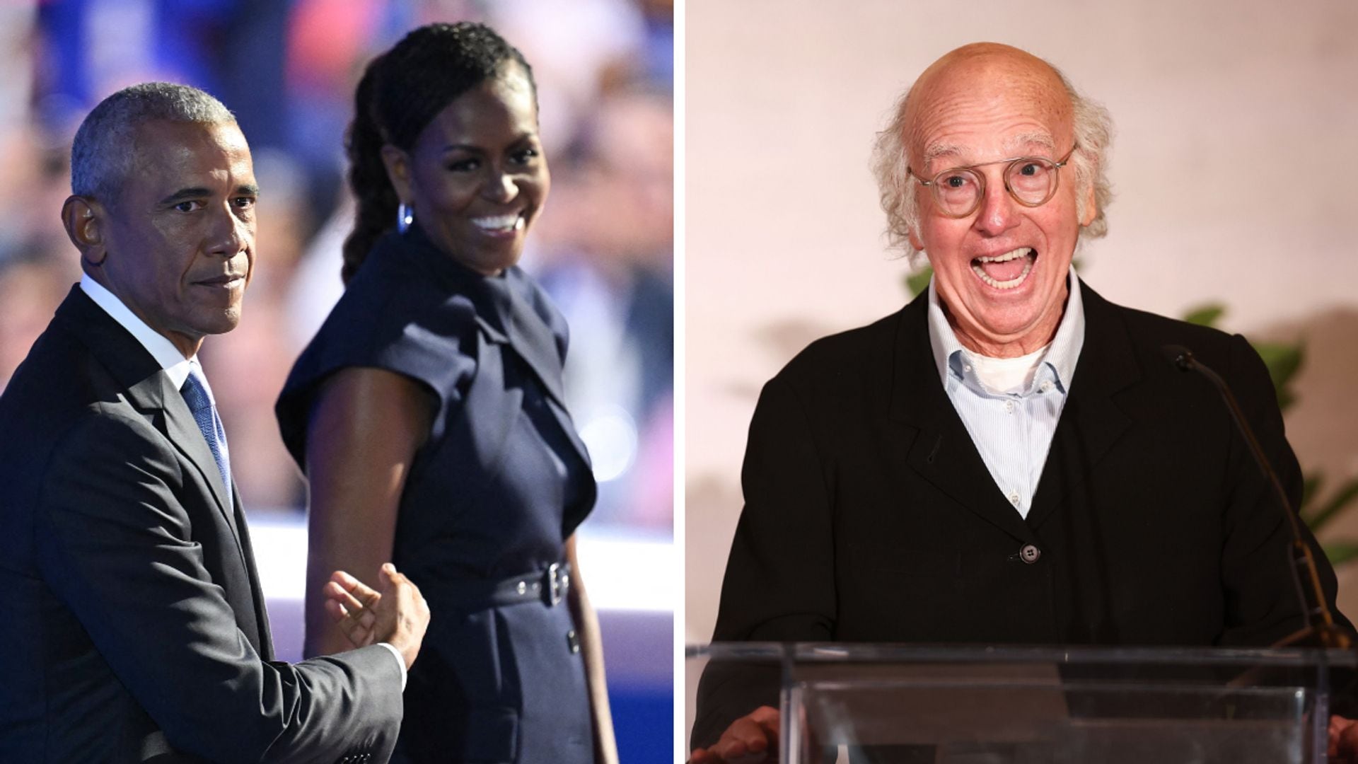 Michelle and Barack Obama team up with Larry David for a comedy series