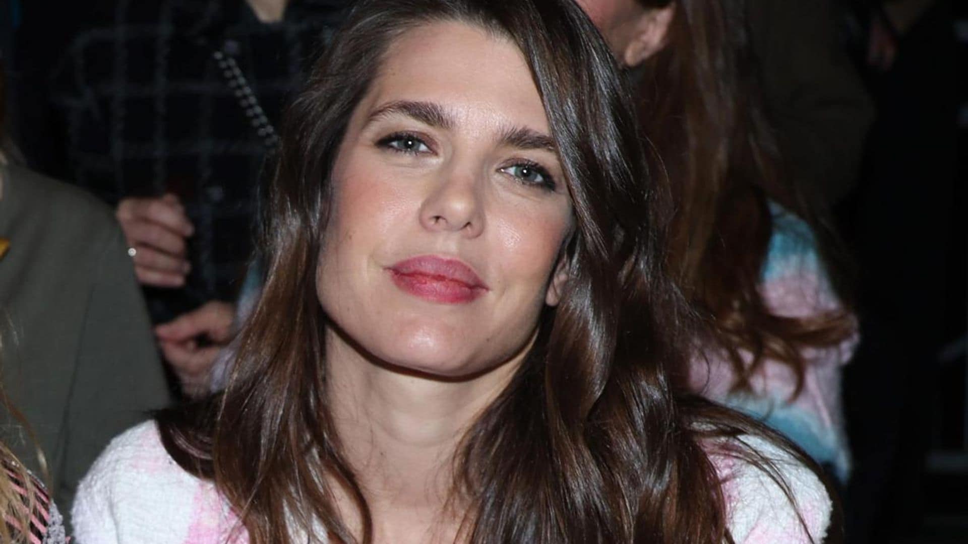 Charlotte Casiraghi steps out in Paris for fashion show
