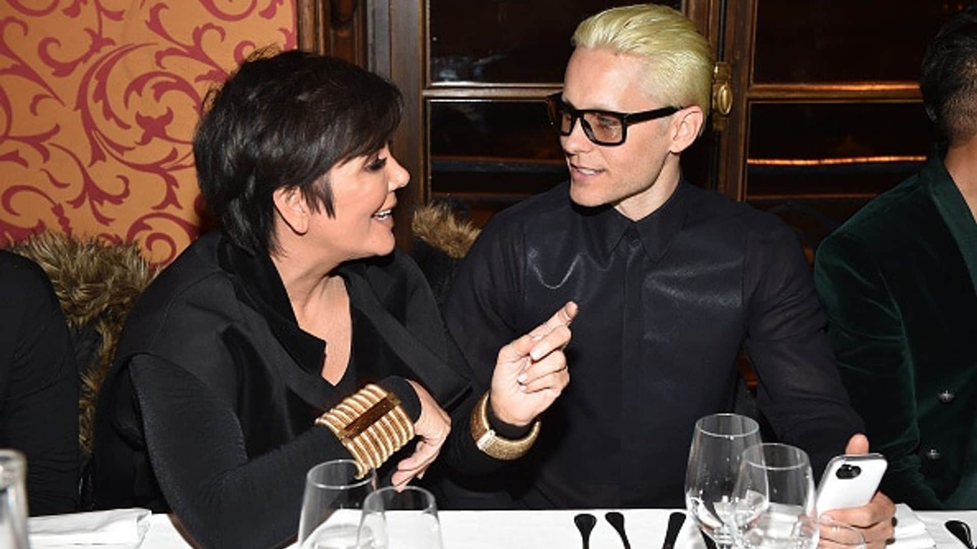 Kim Kardashian and Kris Jenner party in Paris with Jared Leto