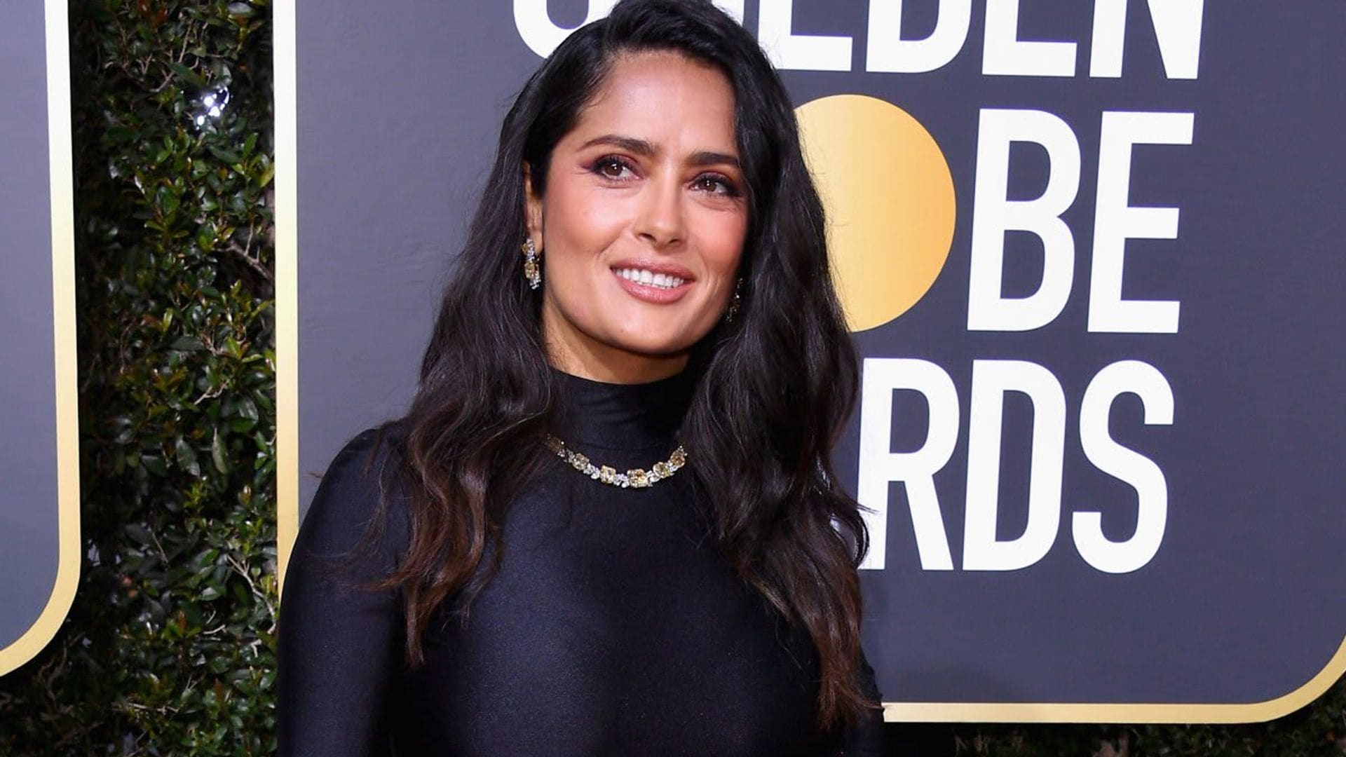 Salma Hayek reflecting on her first Golden Globes ever will make you LOL