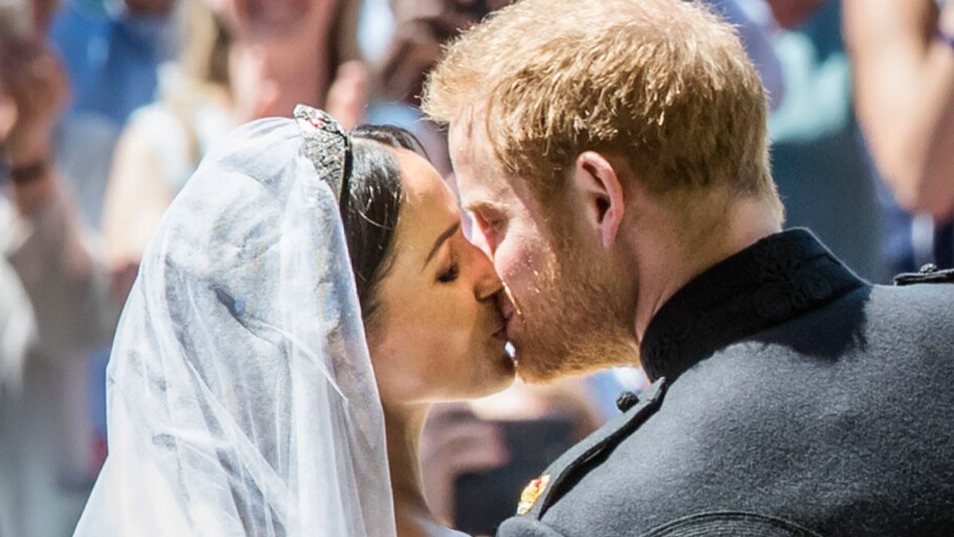 Meghan Markle and Prince Harry share never-seen royal wedding photos in lovely message to fans
