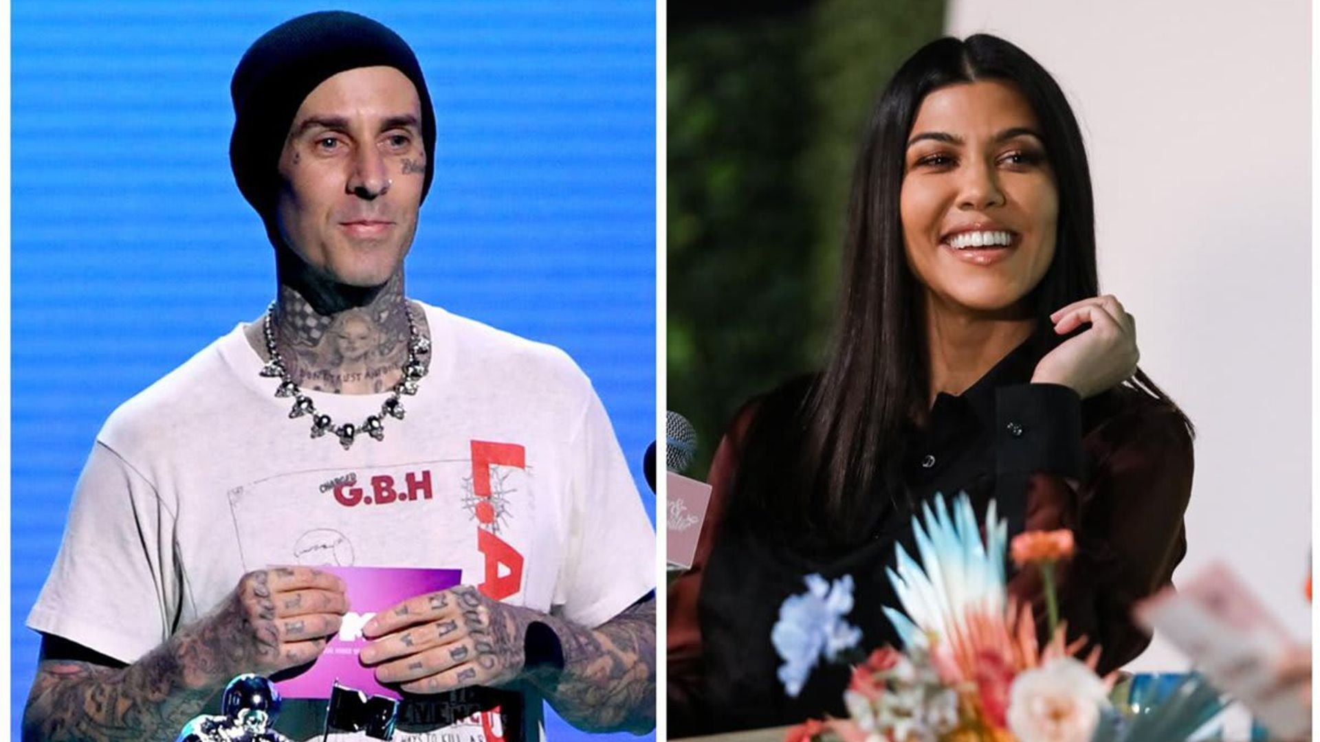 Kourtney Kardashian is showing love for Travis Barker