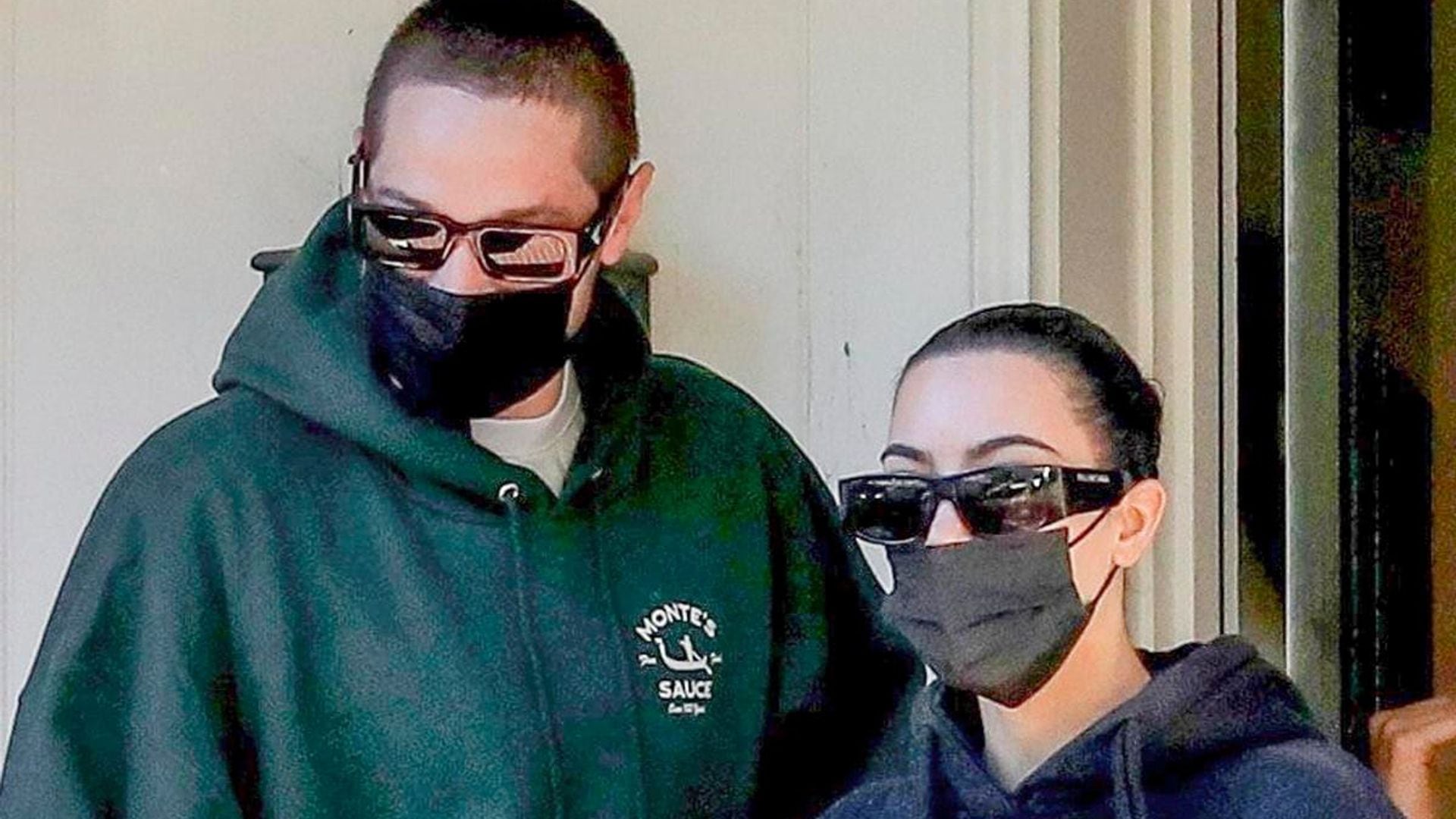 Kim Kardashian and Pete Davidson visit a friend’s house in Beverly Hills amid his LA house hunt