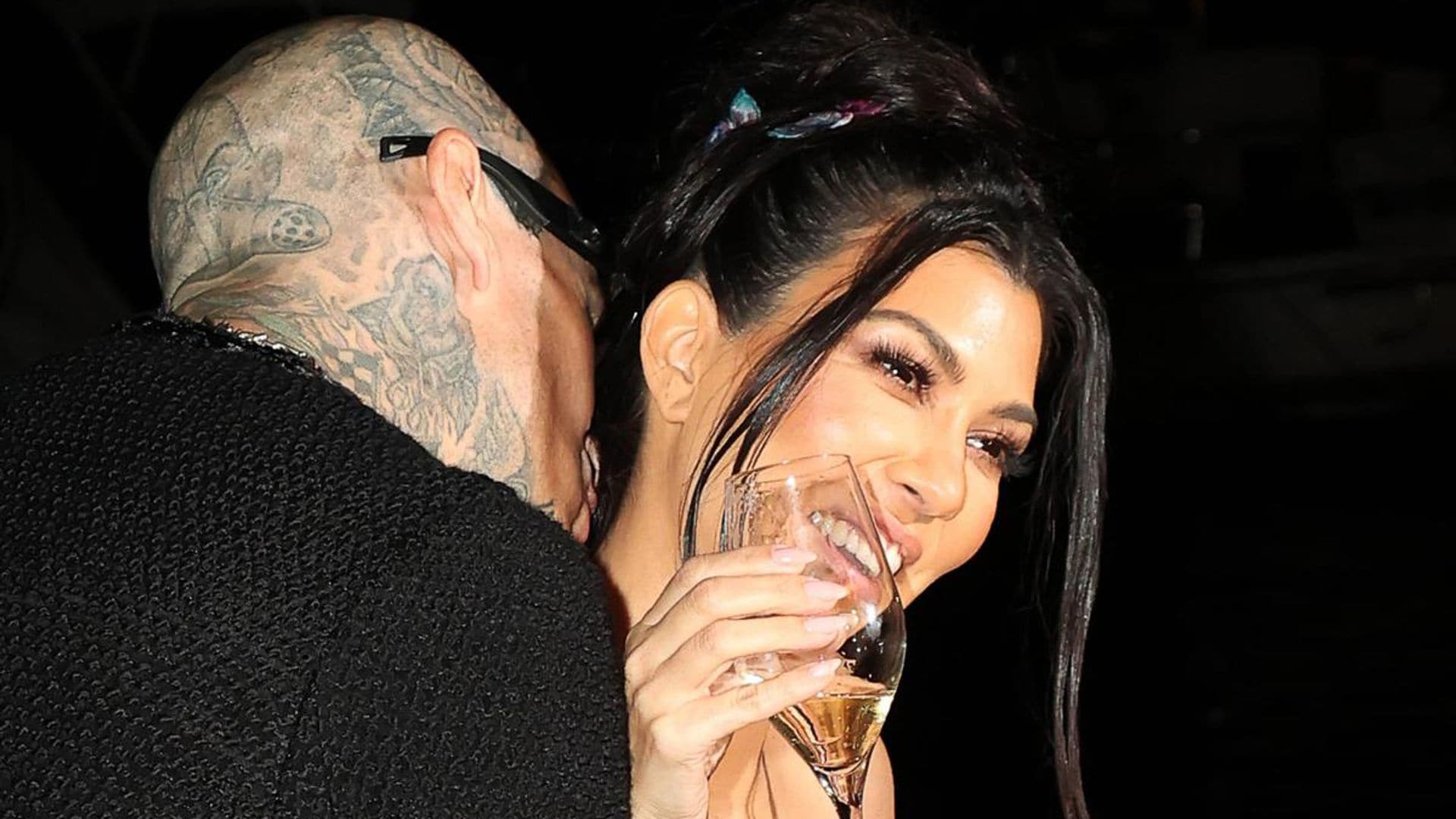 Kourtney Kardashian and Travis Barker host a vegan Thanksgiving dinner for his birthday
