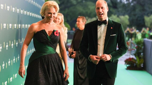 Prince William hits the green carpet with Hollywood stars