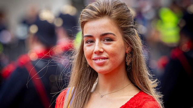 THE HAGUE, NETHERLANDS - SEPTEMBER 17: Princess Alexia of The Netherlands arrives at the Koninklijke Schouwburg for Prinsjesdag on September 17, 2024 in The Hague, Netherlands. Prinsjesdag is the annual opening of the parliamentary year. (Photo by Patrick van Katwijk/Getty Images)