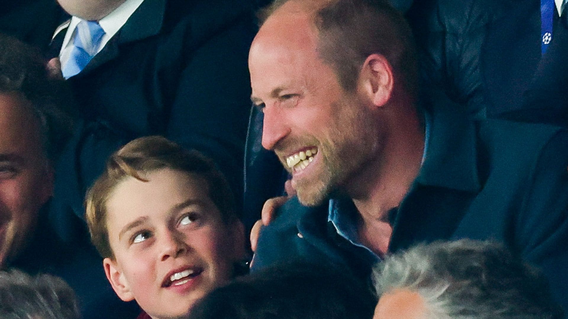 Prince William has night out in Paris with son Prince George: Photos