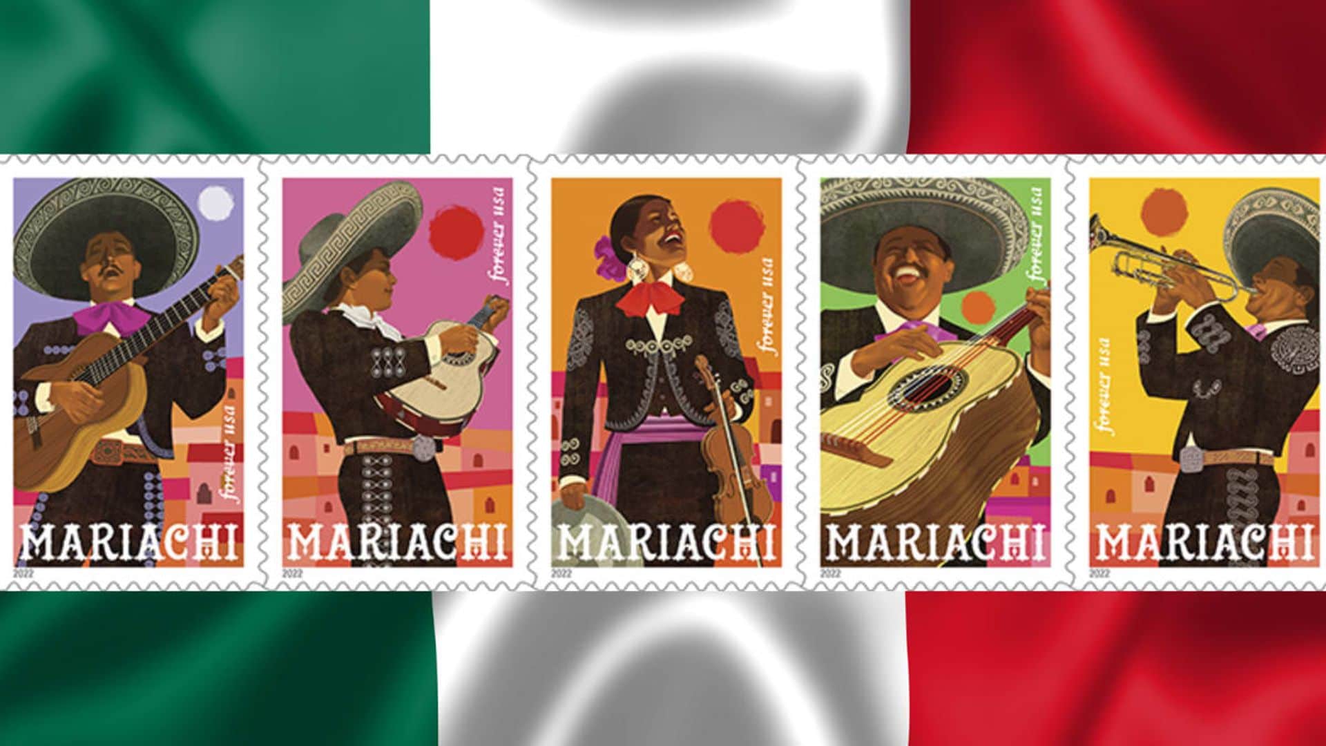 U.S. Postal Service unveils pane of Mariachi Forever stamps
