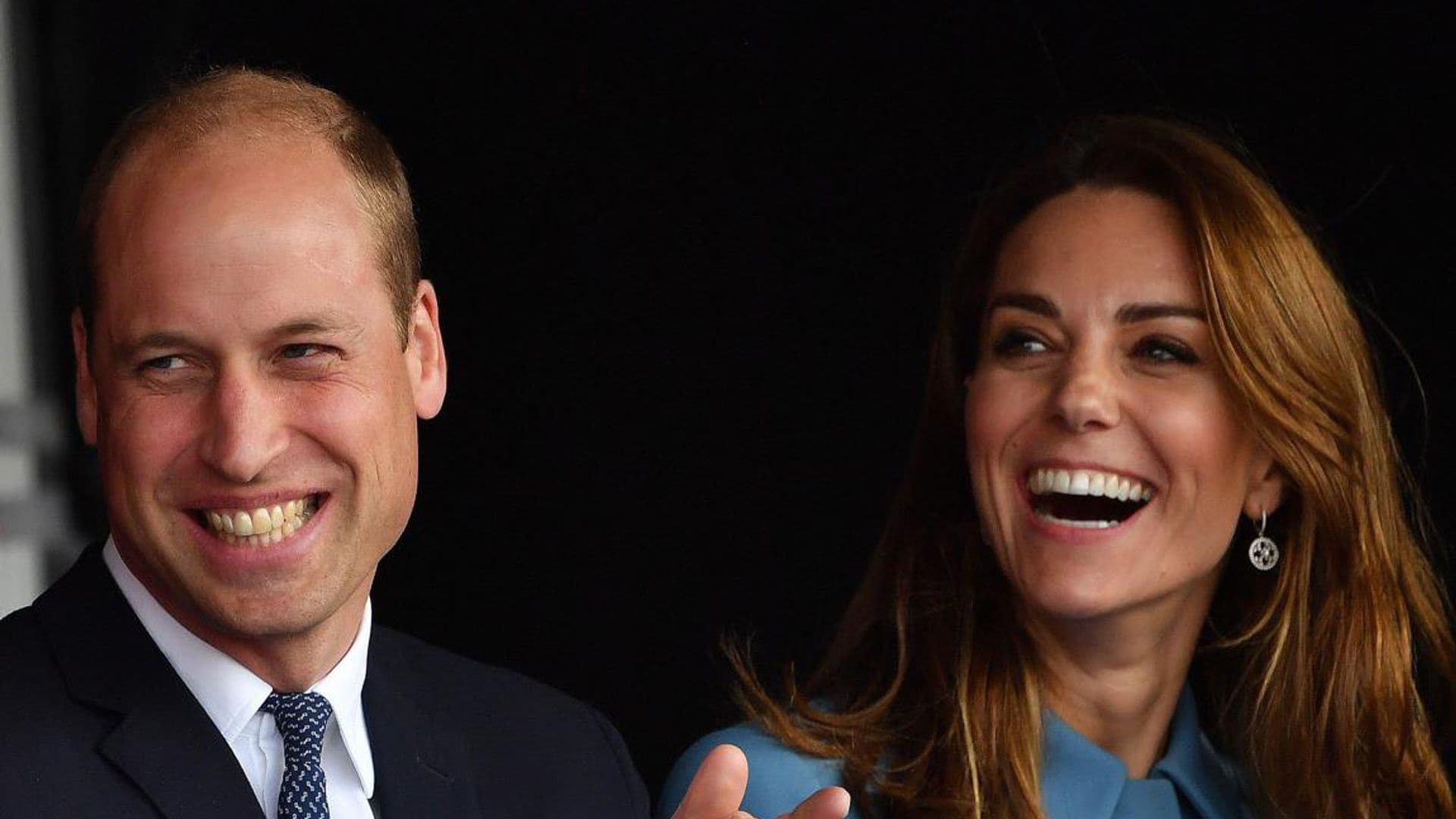 William and Kate could not look happier at their first joint engagement of fall