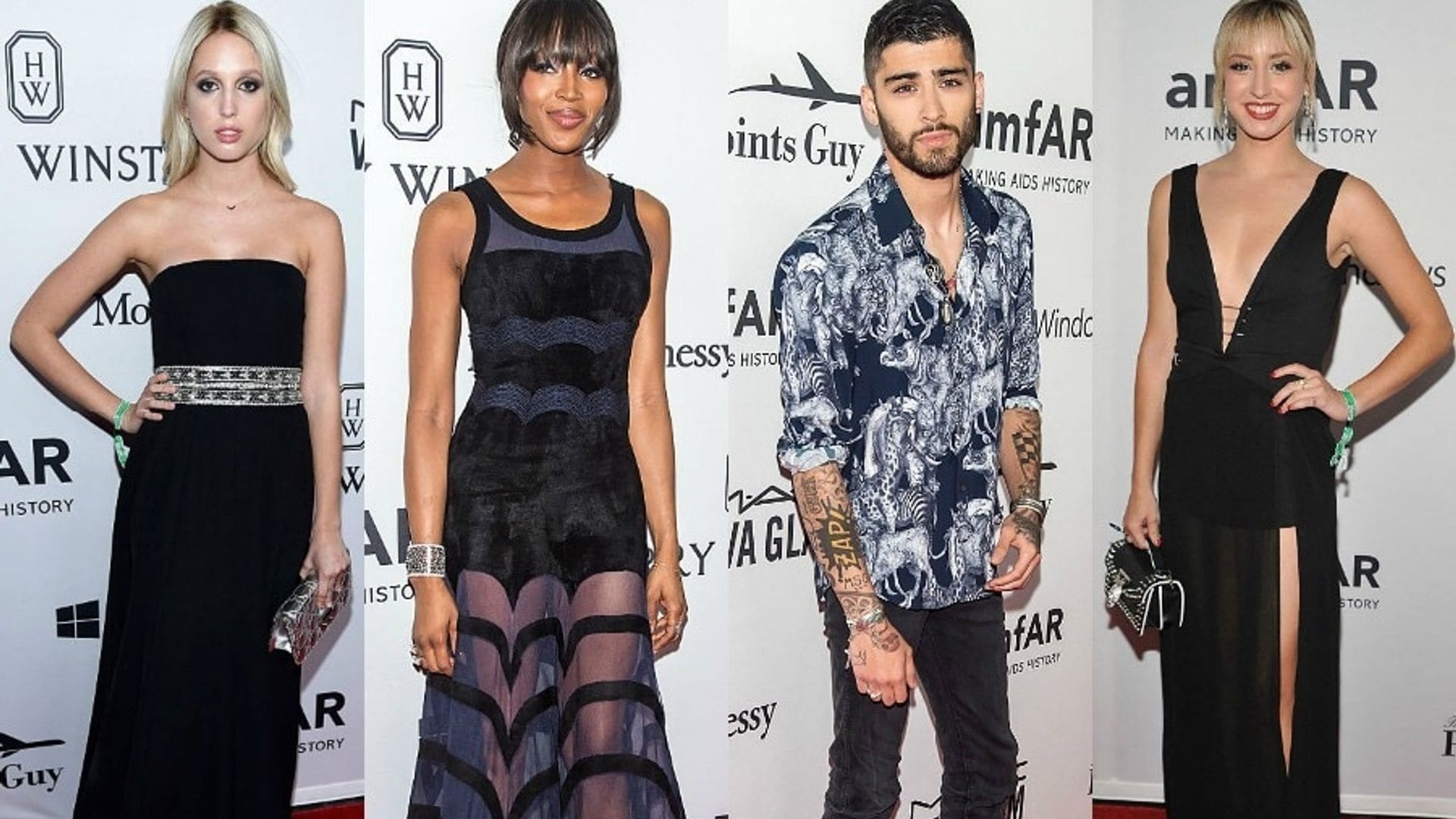 From Naomi Campbell to Zayn Malik: See the star turnout at amfAR's New York Inspiration Gala