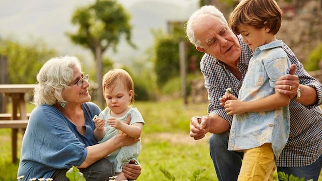 Kids and grandparents