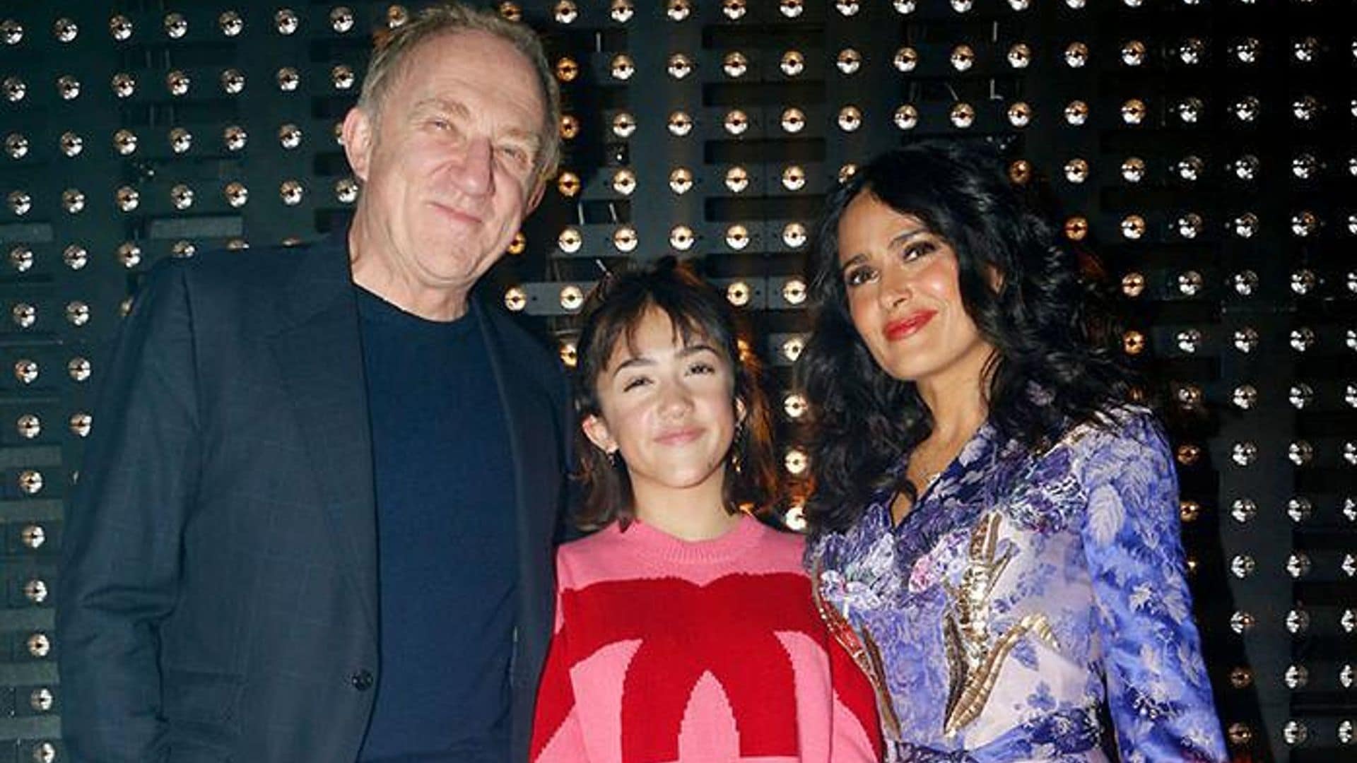 Salma Hayek’s rare candid with daughter Valentina and husband Francois is beyond precious