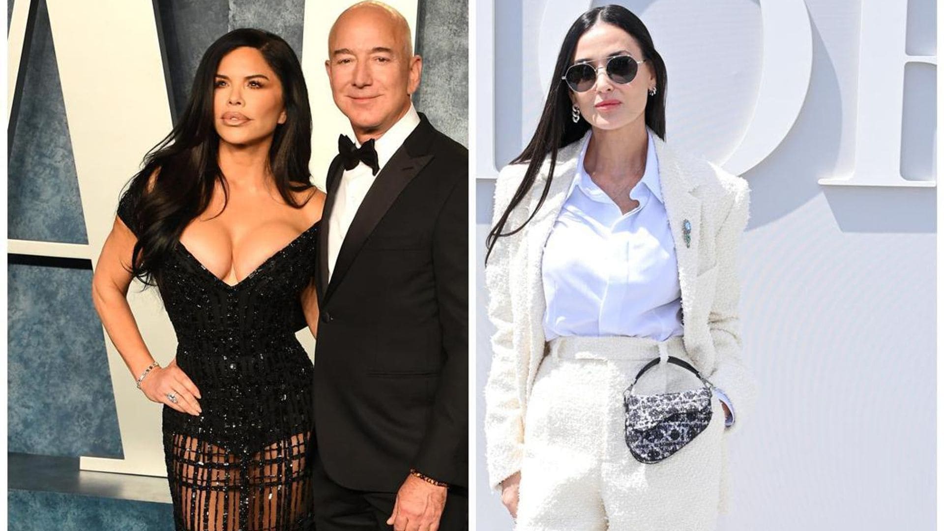 Jeff Bezos and Lauren Sanchez share sweet moment with Demi Moore: See pics