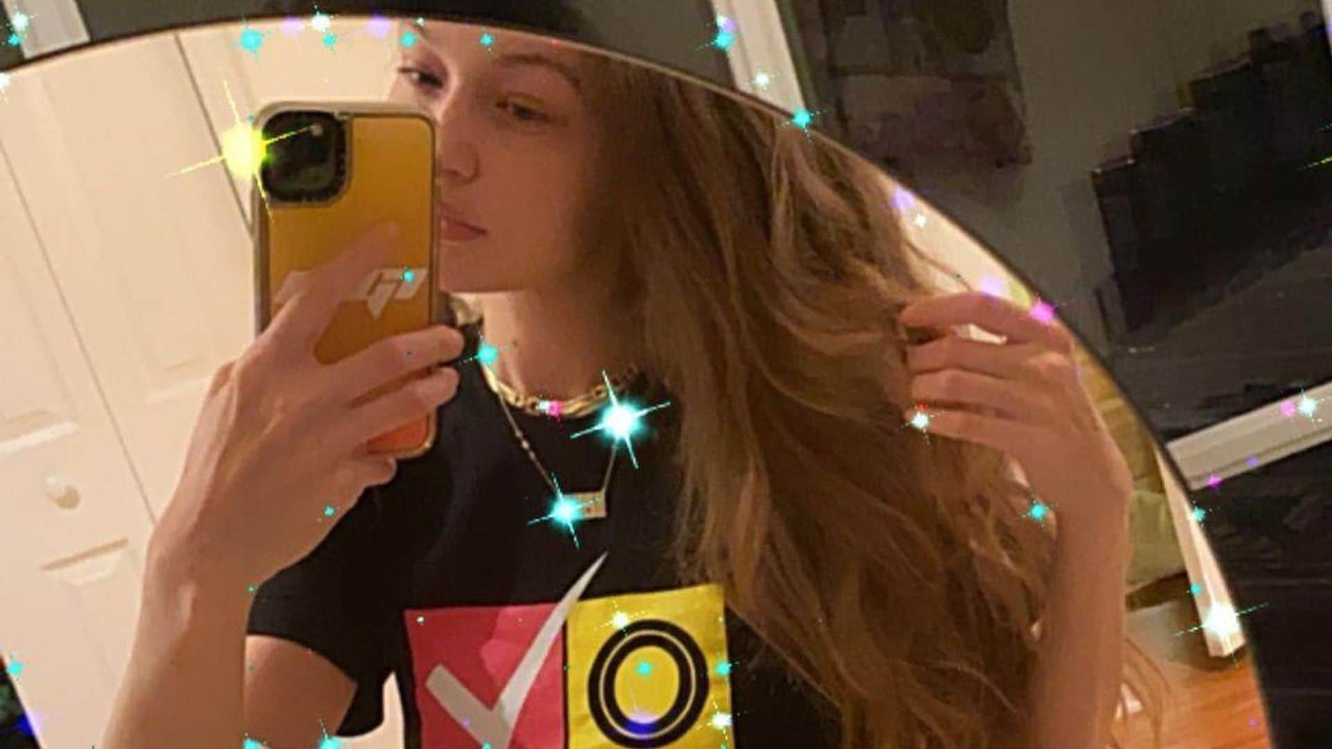 New mom,Gigi Hadid voted with her baby daughter by her side