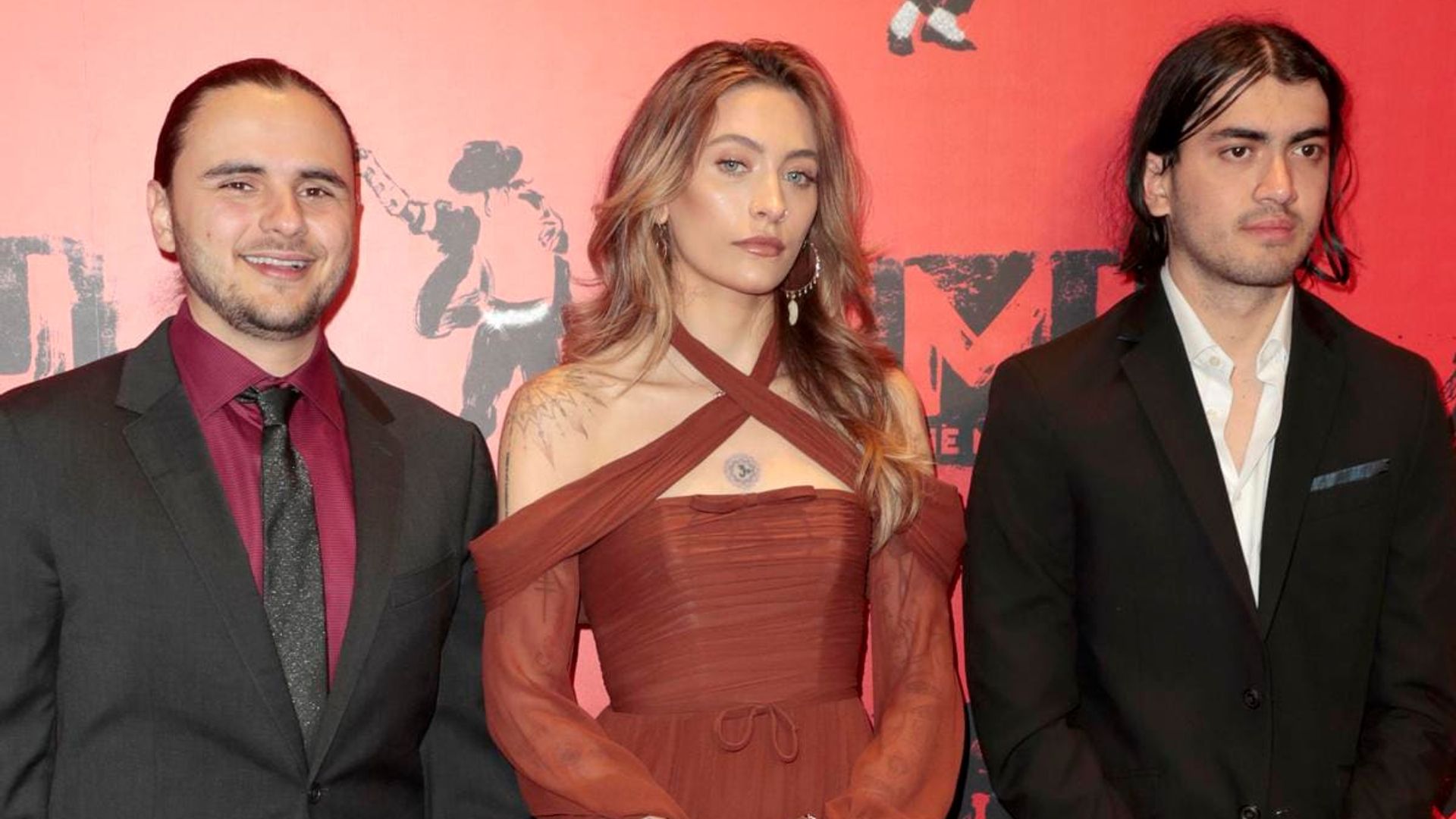 Paris, Prince, and Bigi Jackson reunite for rare red carpet appearance