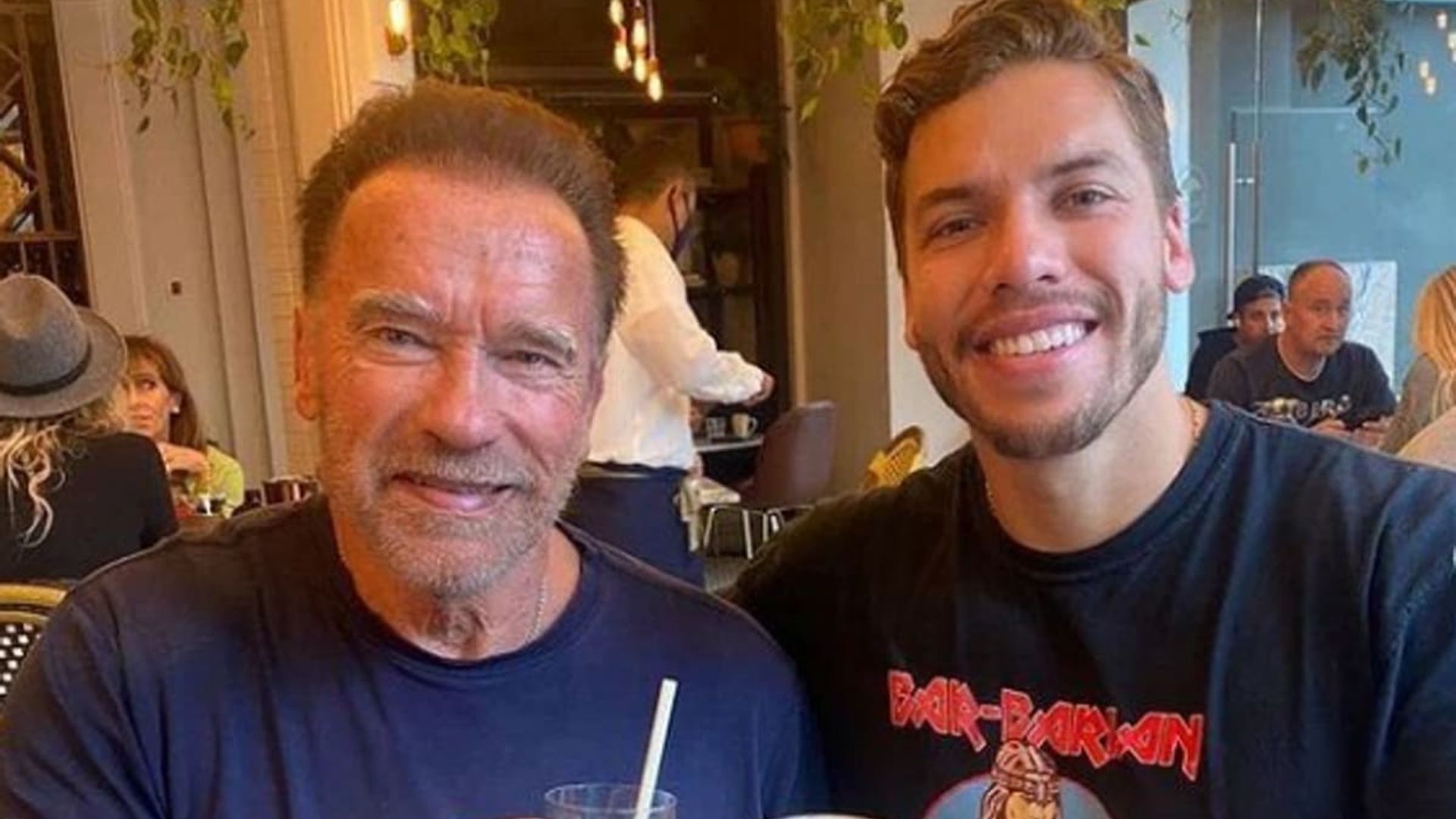 Arnold Schwarzenegger‘s son Joseph Baena shares a behind the scenes look of his new movie