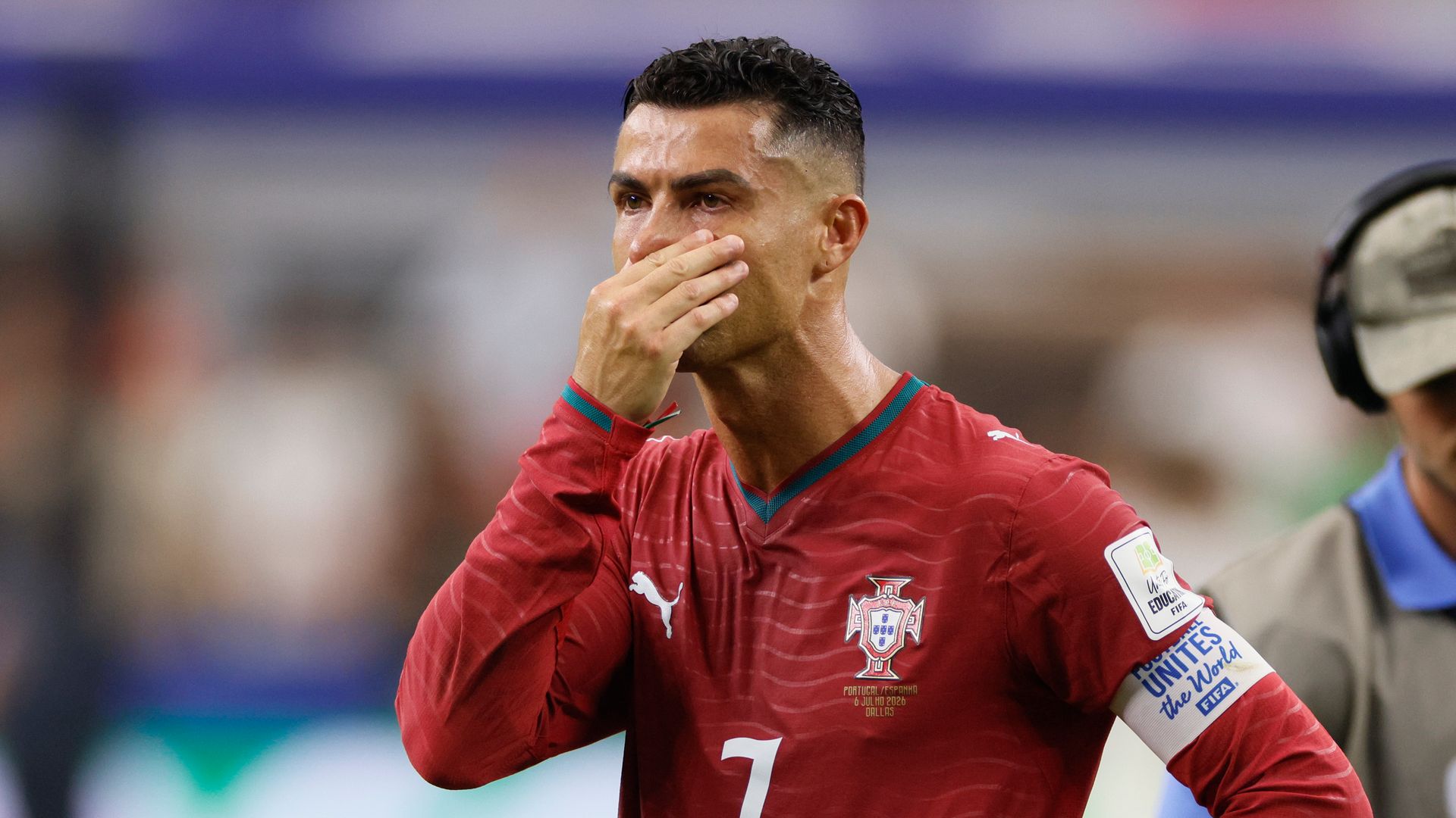 Cristiano Ronaldo is devastated after World Cup farewell:&hellip;