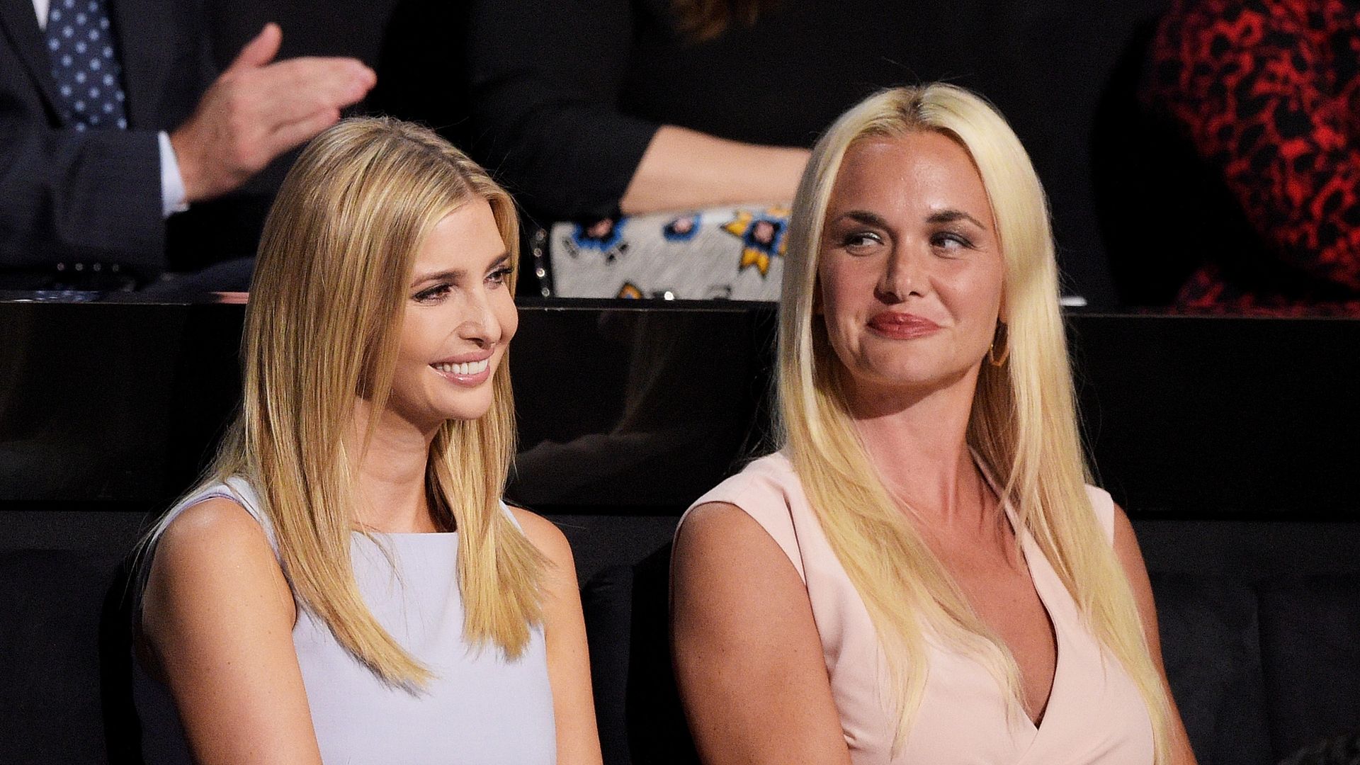 Ivanka Trump and Vanessa Trump, wife of Donald Trump Jr., at the second day of the Republican National Convention on July 19, 2016