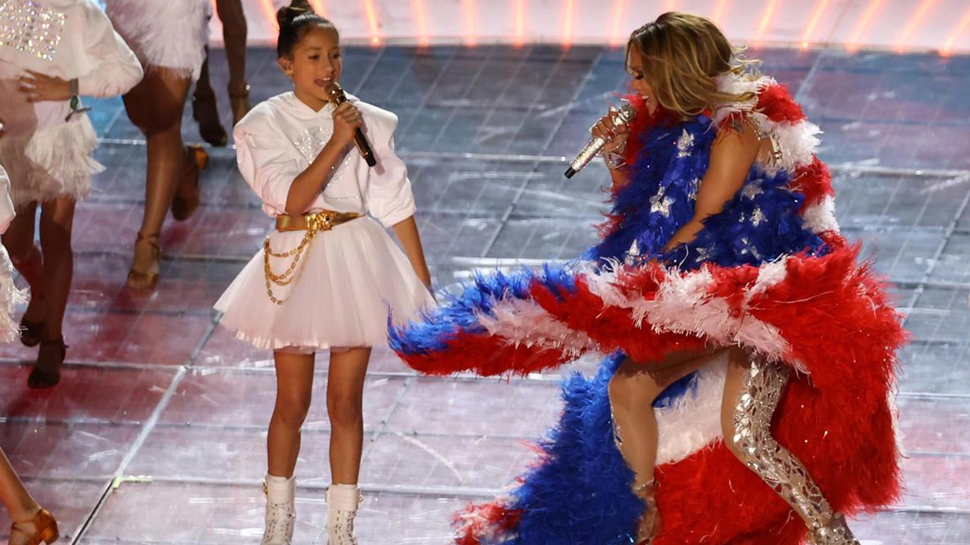 Jennifer Lopez’s daughter Emme is the most special guest during the Super Bowl Halftime Show