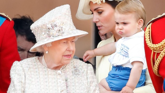 queen elizabeth and prince louis