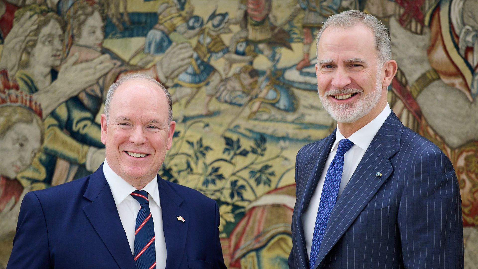 Felipe welcomed Prince Albert in Zarzuela on June 1st