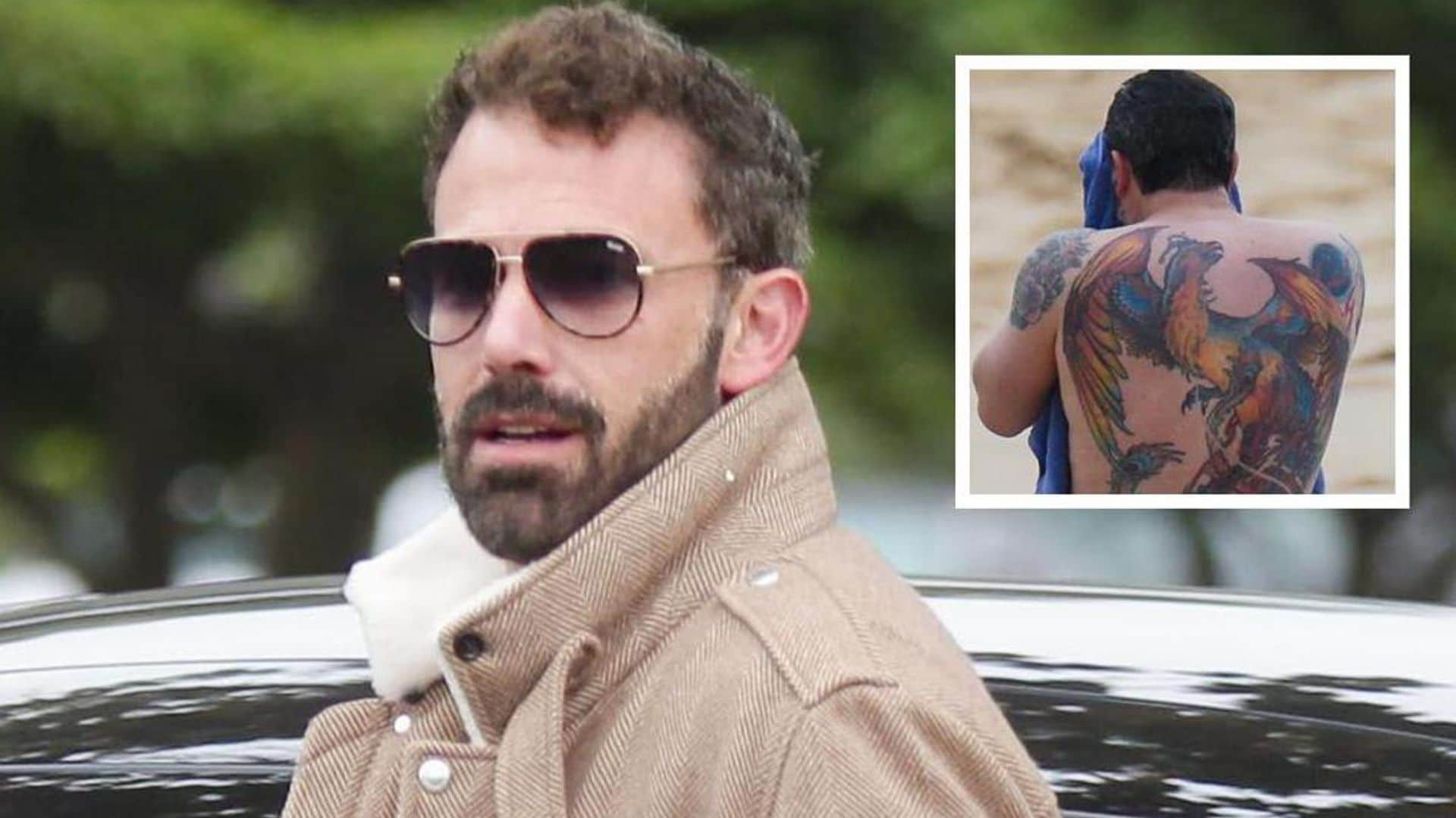 Ben Affleck’s back tattoo: what to know about his majestic phoenix