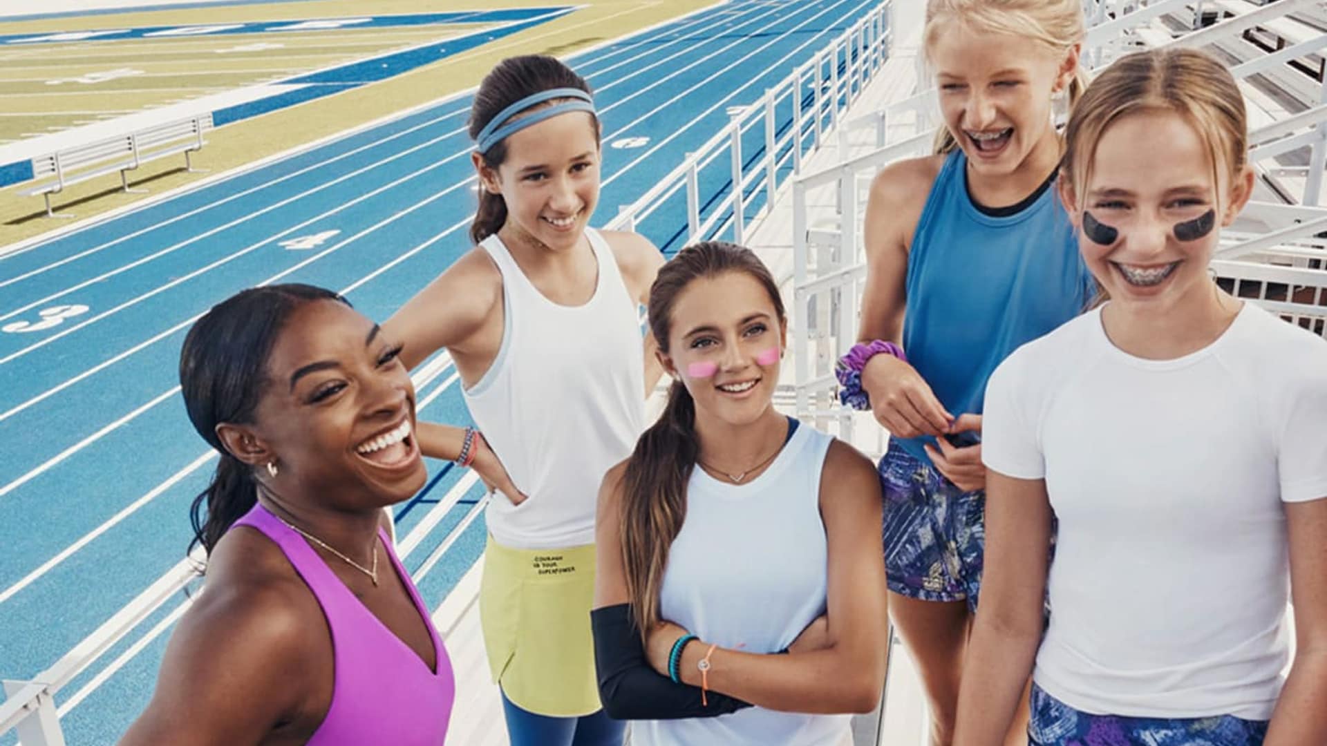 Simone Biles partners with Athleta Girl to drop a new collection