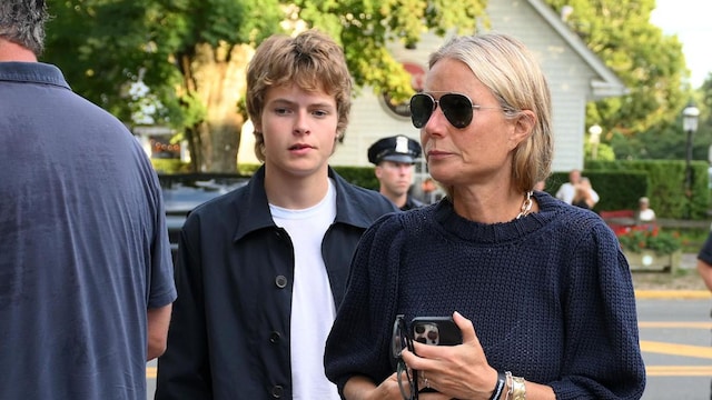 Gwyneth Paltrow and her son Moses