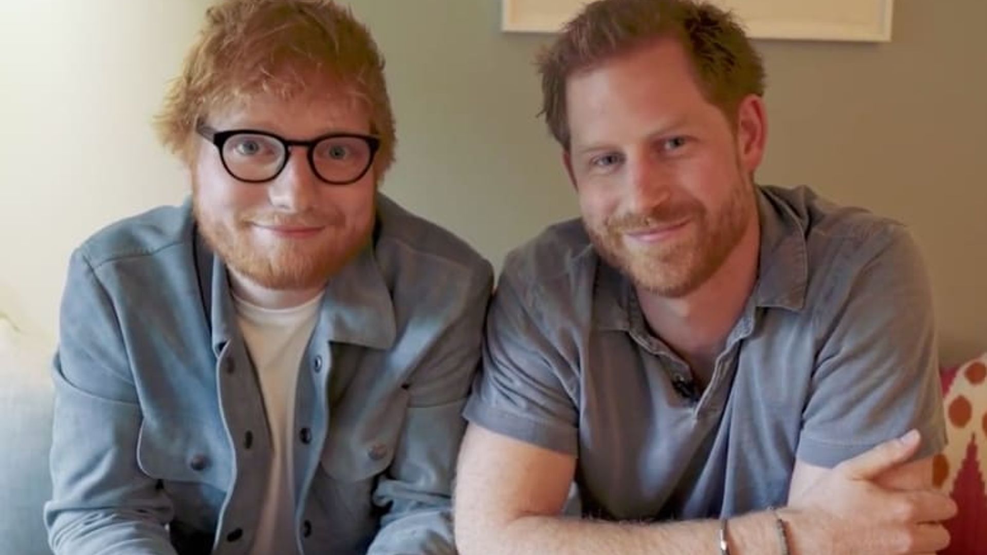 ‘Gingers’Prince Harry and Ed Sheeran ‘unite’ for World Mental Health Day