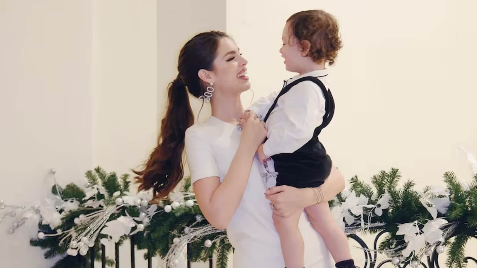 Nadia Ferreira showcases son Marquitos’ artistic skills and admits he inspired one of her songs