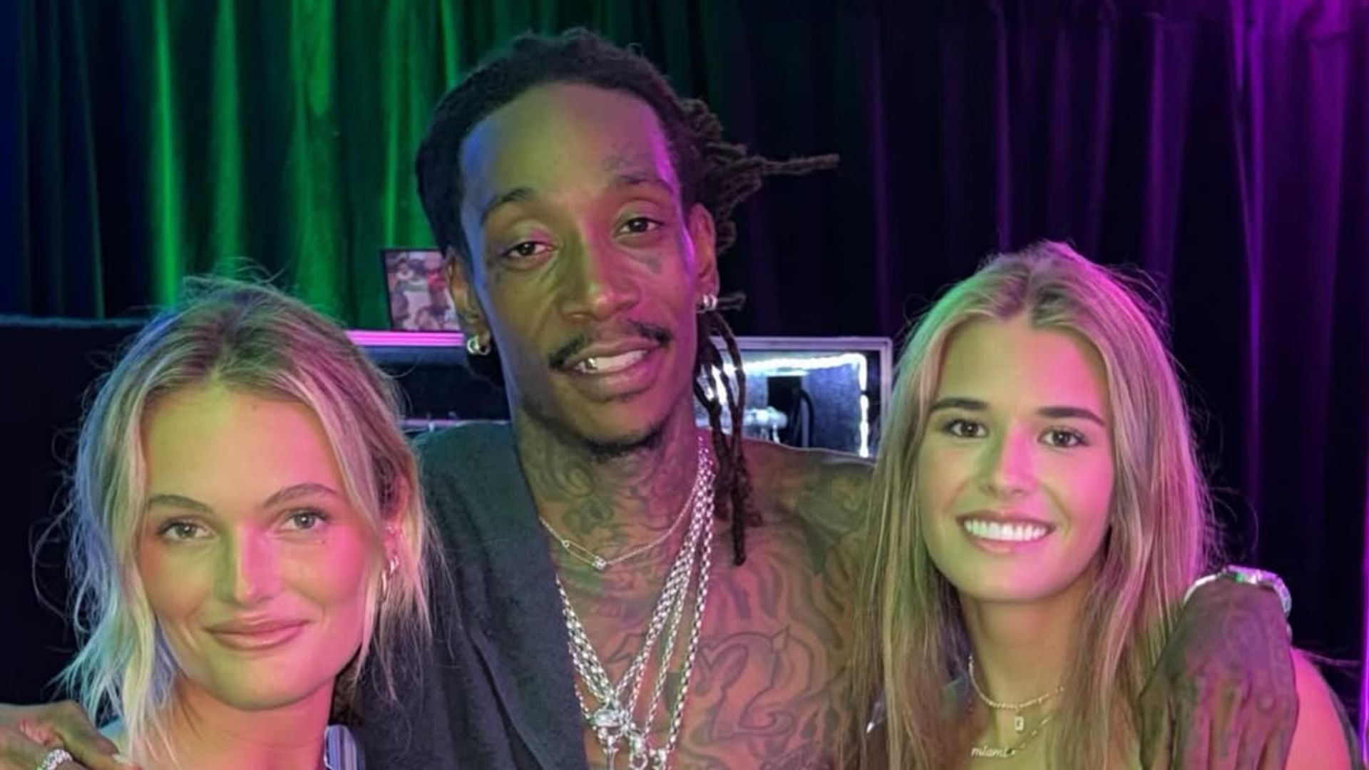 Wiz Khalifa shared a photo alongside Kai Trump