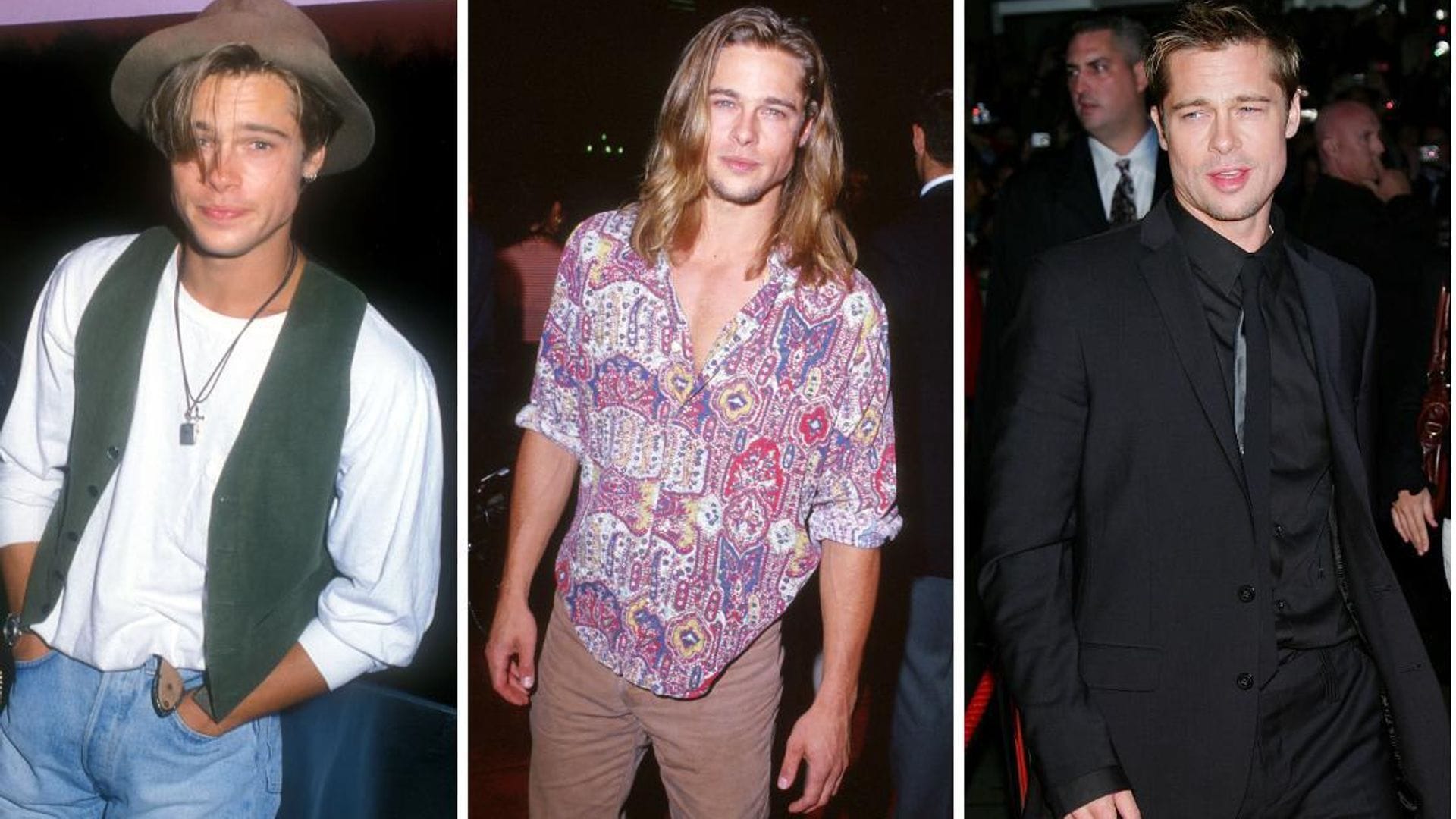 Brad Pitt’s dramatic style evolution: from the late ‘80s and ‘90s to ‘00s
