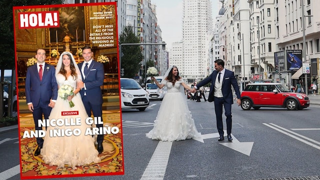 Nicolle Gil marries Inigo Arino in Madrid - exclusive pictures