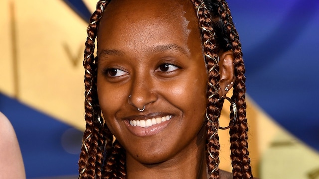 Zahara Jolie at the premiere of 'The Eternals' in the UK, on October 2021