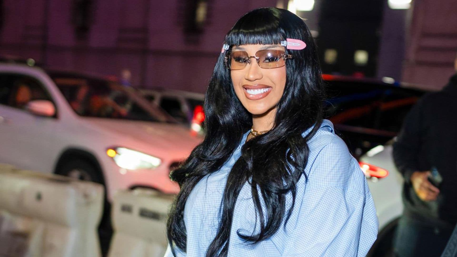 Cardi B takes courtside fashion to new heights with her rare luxury handbag