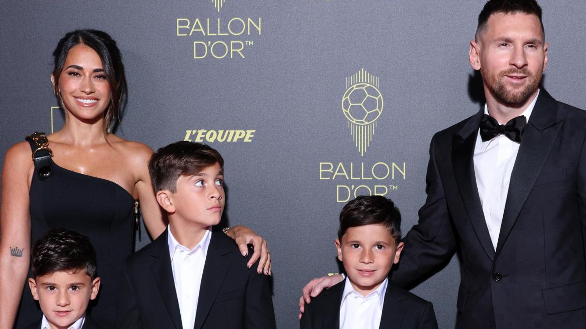 Antonela Roccuzzo and her sons stun at the Ballon d’Or as Messi wins big