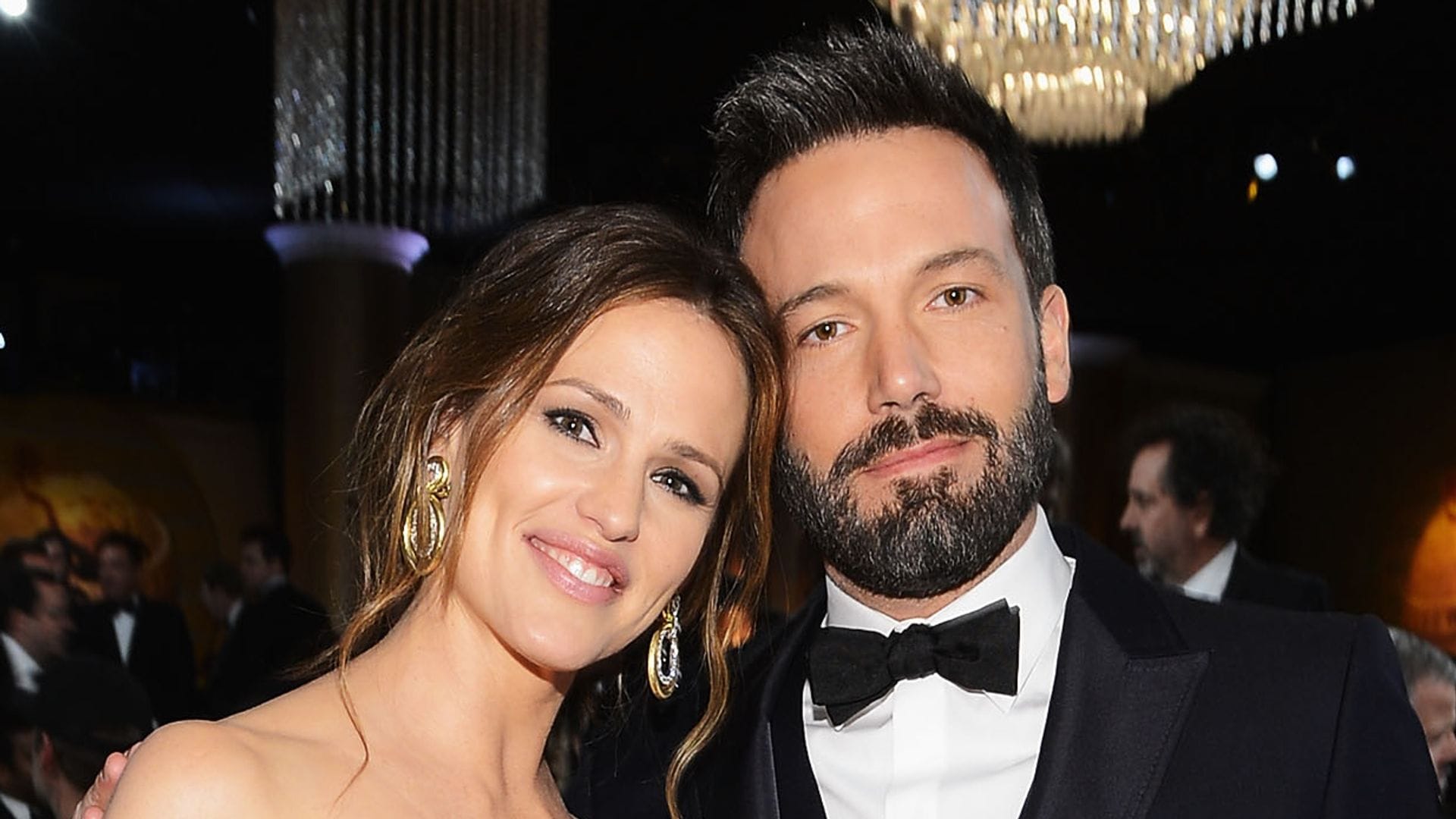 Ben Affleck and Jennifer Garner have a happy reunion at the theater in Los Angeles