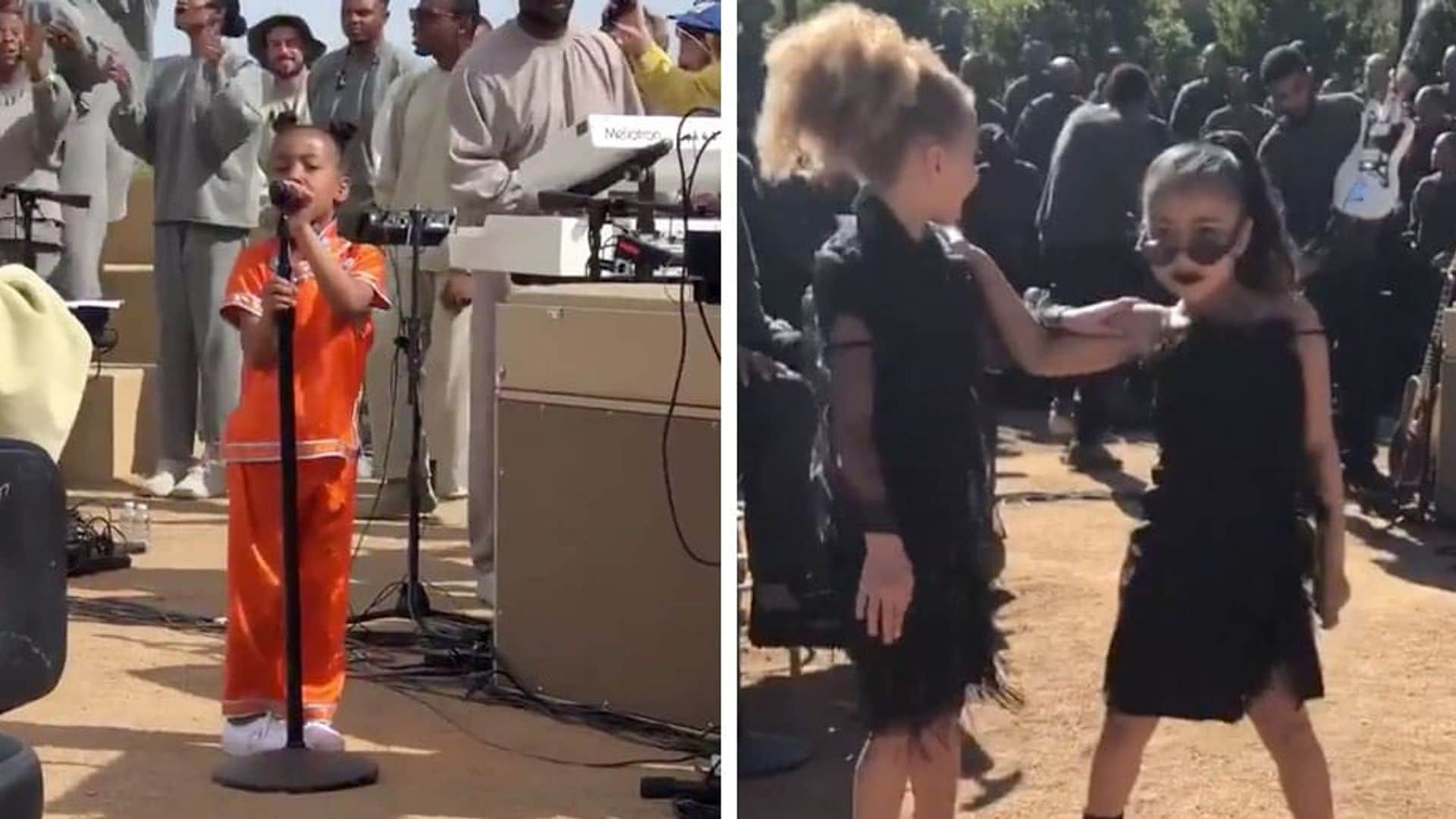 A star in the making! North West shows off her dancing and singing skills
