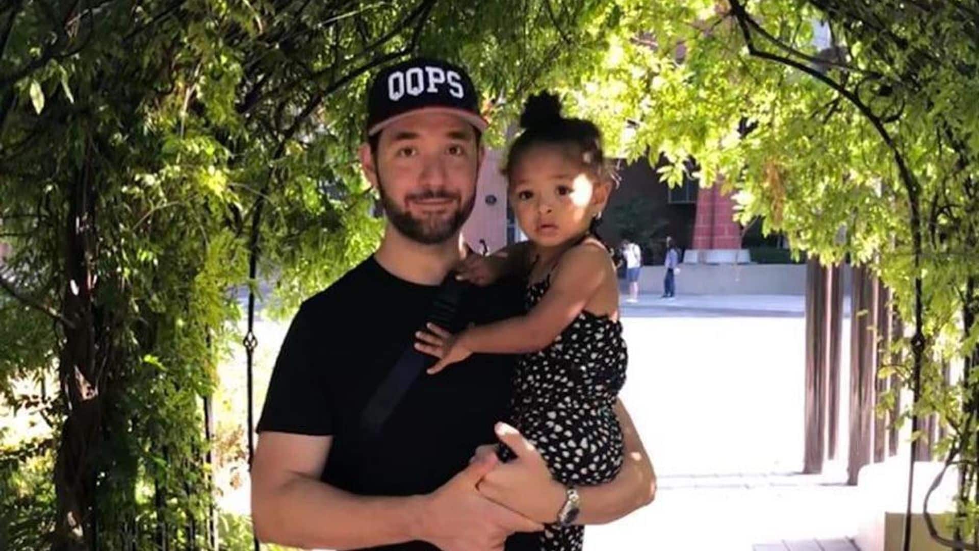 Serena Williams’ daughter Olympia is dad’s mini souschef as they make tortillas