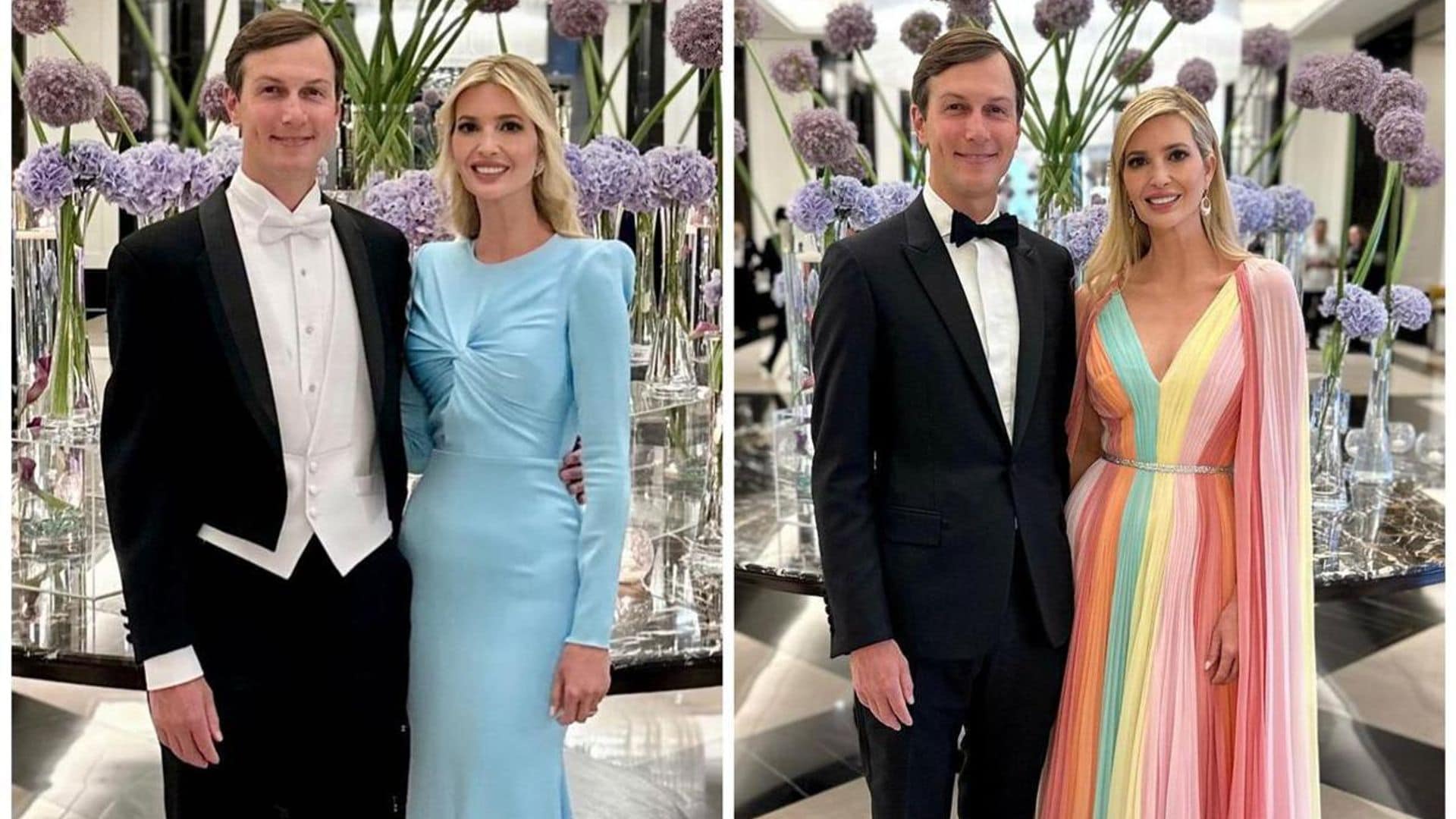Ivanka Trump stunned at royal wedding with two stylish party dresses