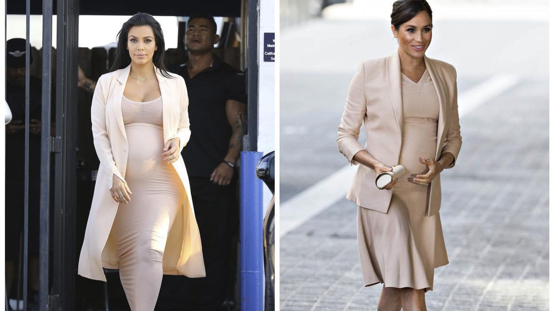 Kim Kardashian and Megan Markle seem to be each other’s style inspiration
