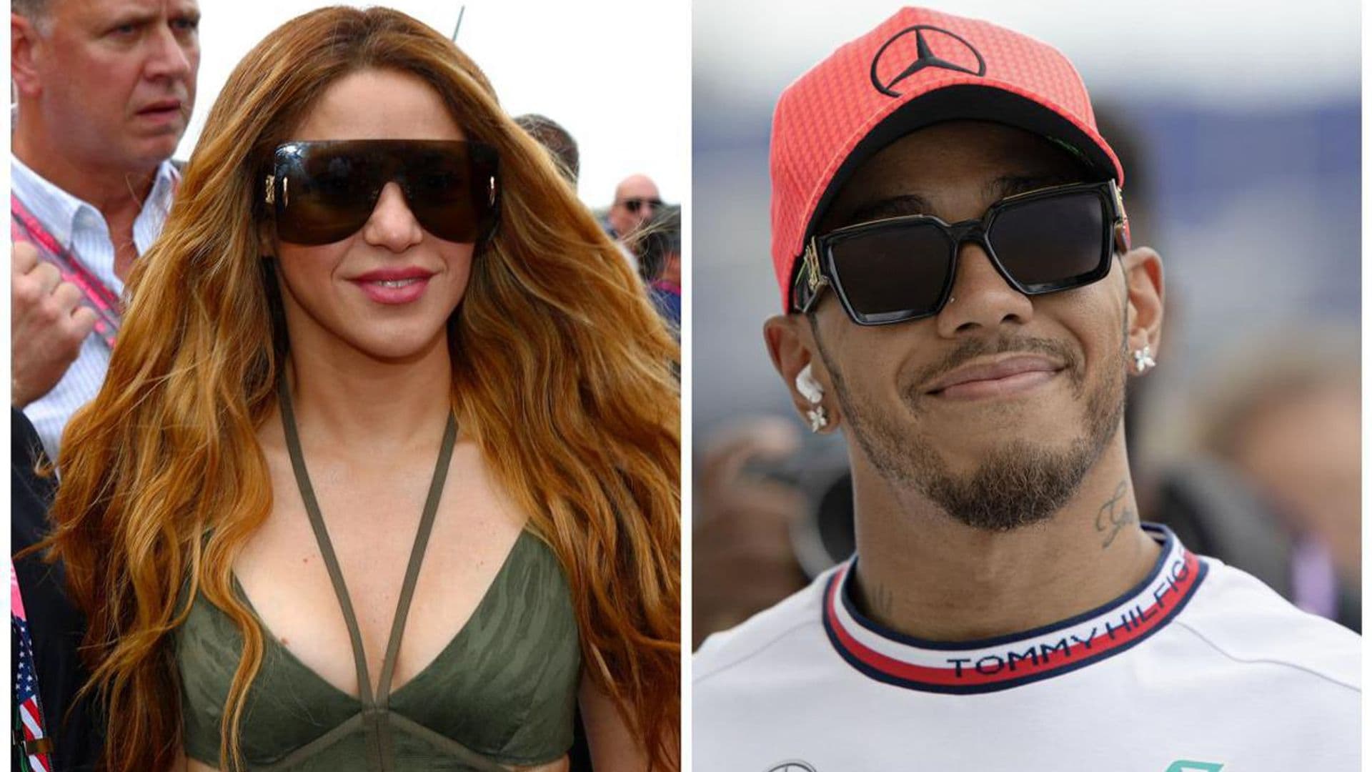 Shakira and Lewis Hamilton go on a boat ride in Miami