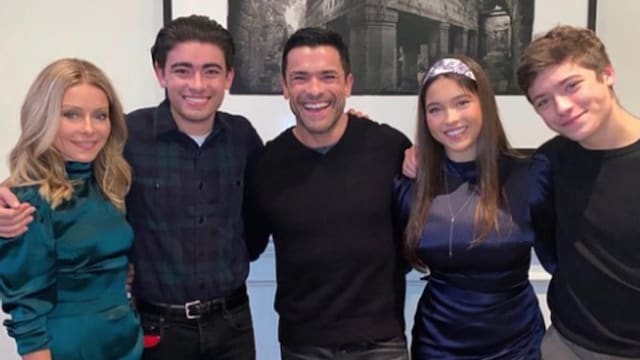 Kelly Ripa and family in throwback photo