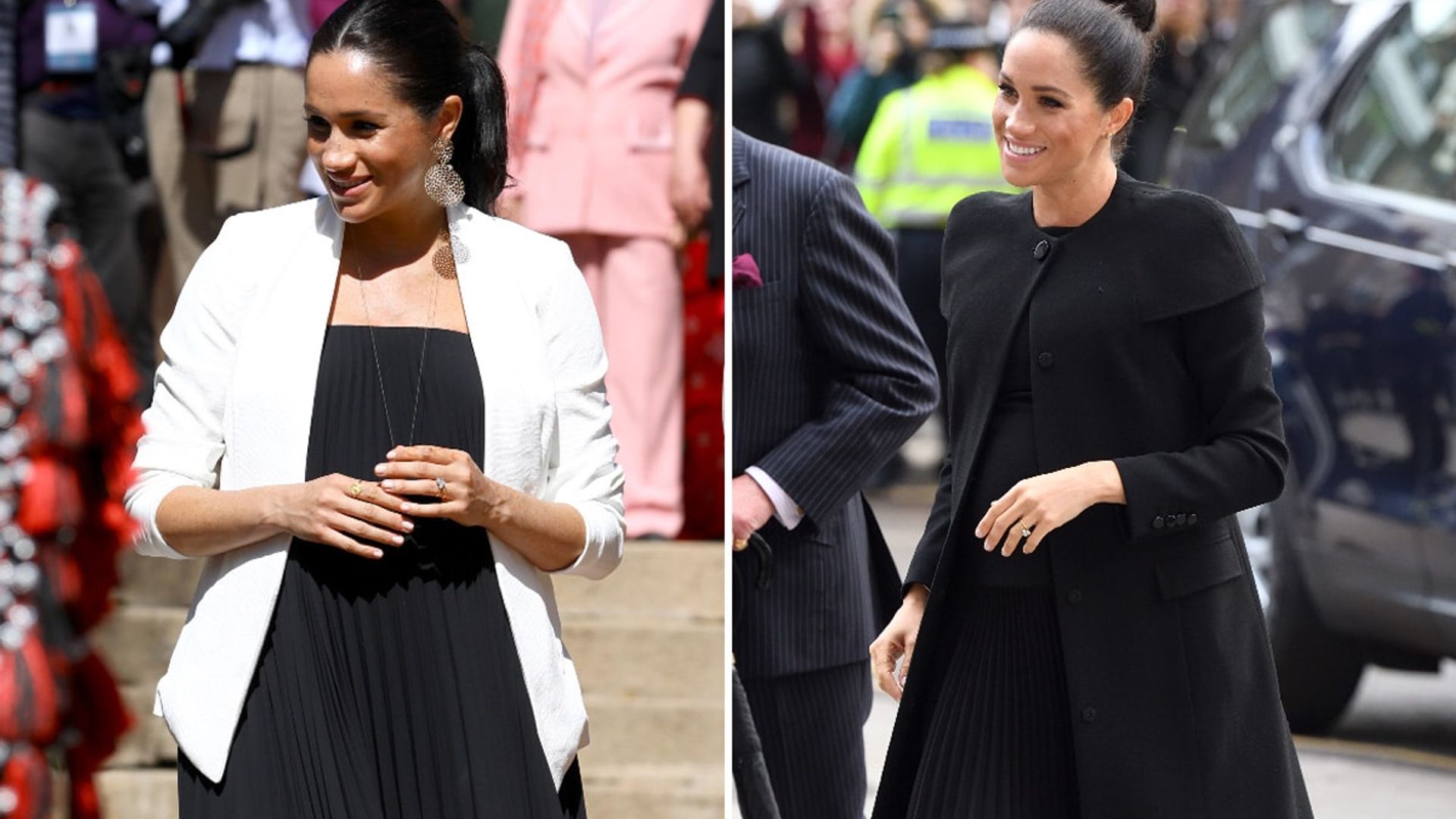 meghan markle pleated periwinkle dress InStyle: Meghan Markle's pleated periwinkle dress is a complete 180 from  her royal style