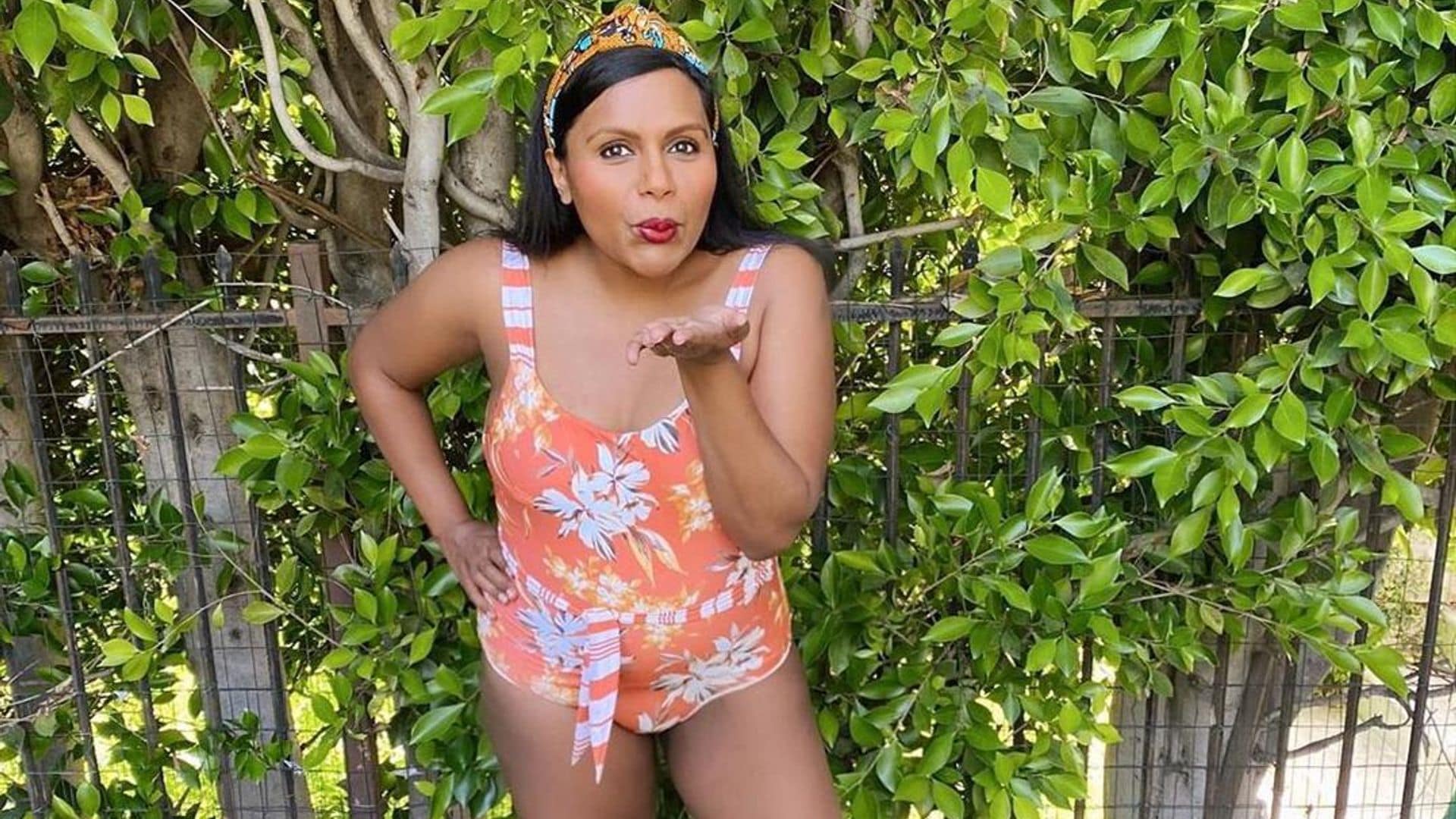 Mindy Kaling kisses summer goodbye with one final swimsuit photoshoot