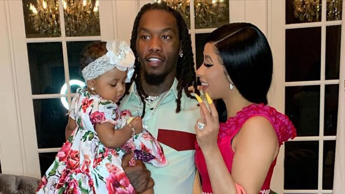 Cardi B and Offset styling their oneyearold daughter Kulture's hair